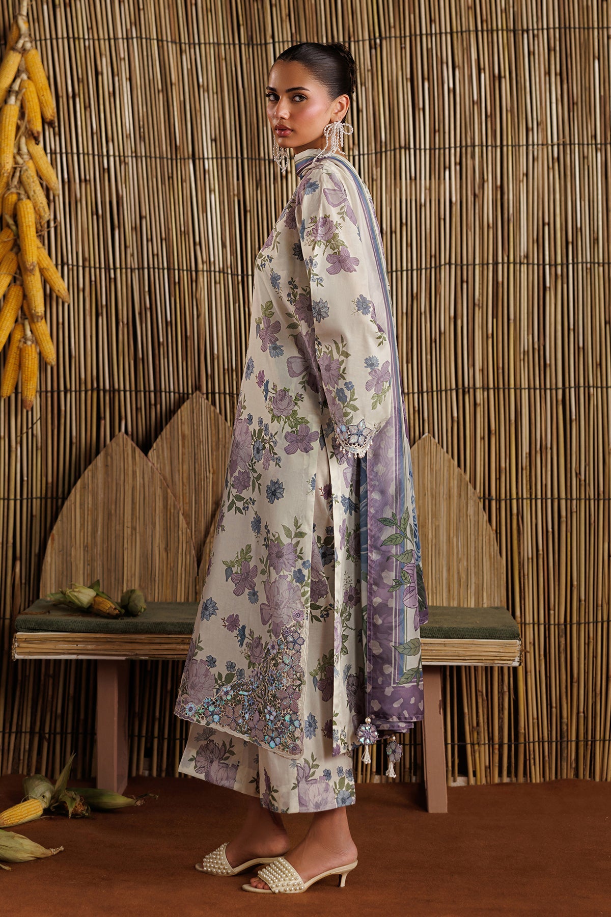 EMBROIDERED LAWN SF-4528
