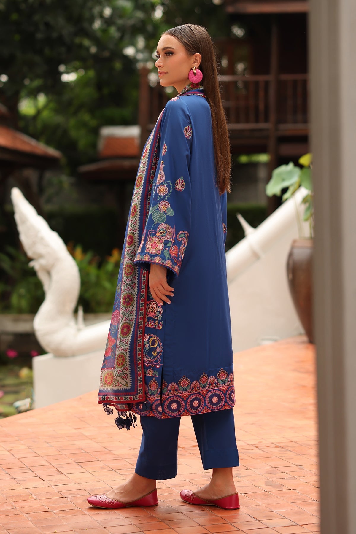 EMBROIDERED LAWN SF-4251