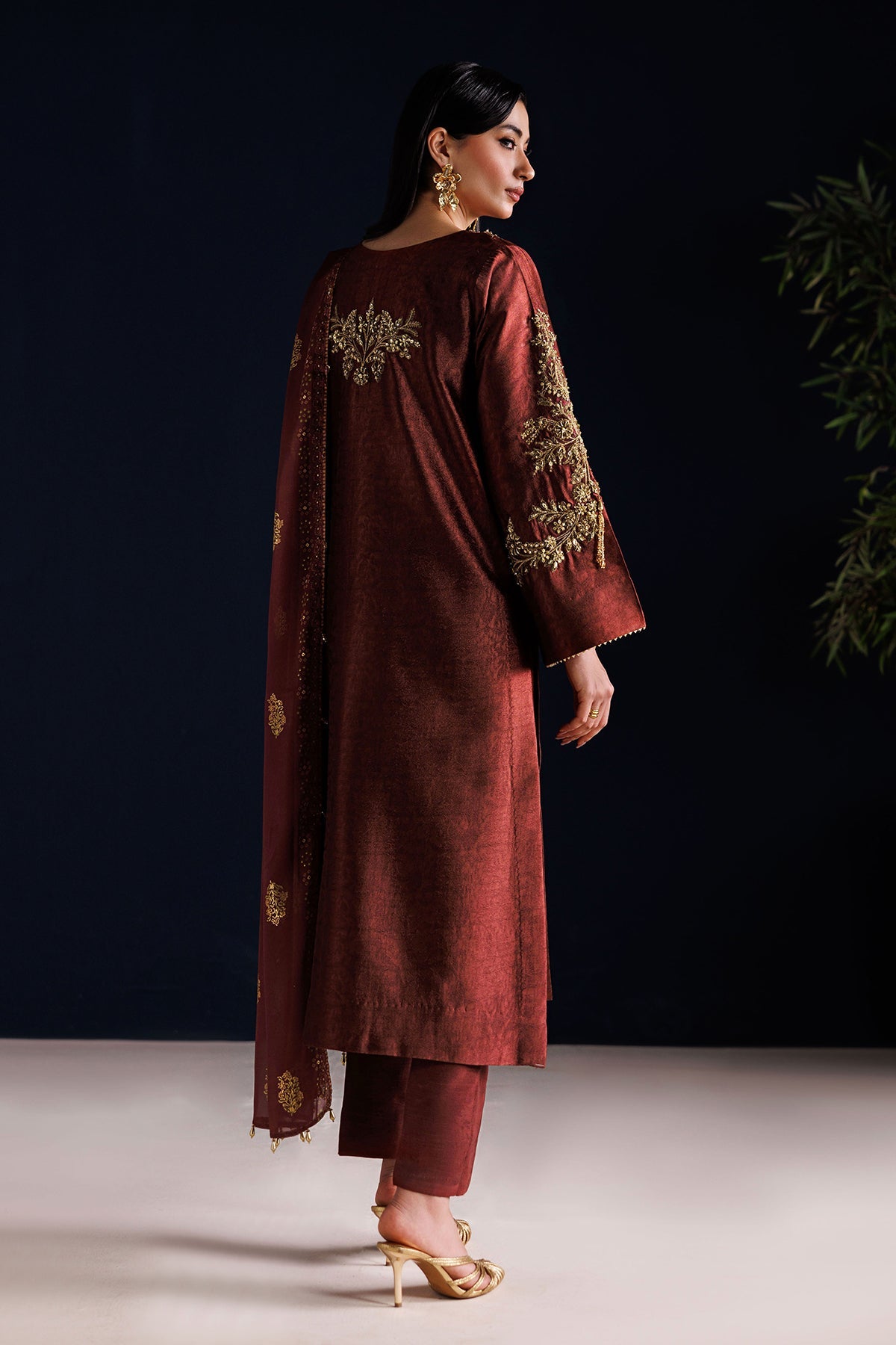 EMBROIDERED SHEESHA SILK PR-1313