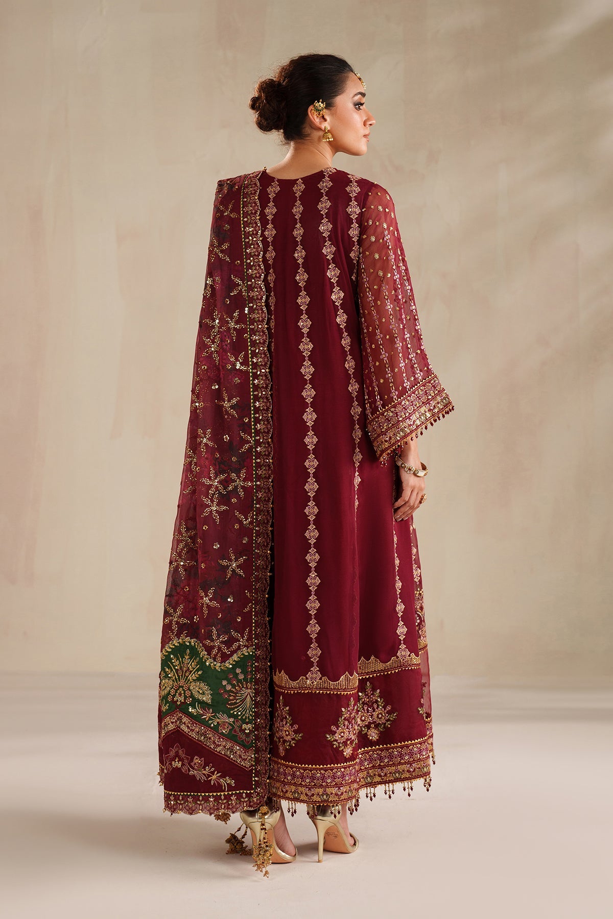 EMBROIDERED CHIFFON SF-4367