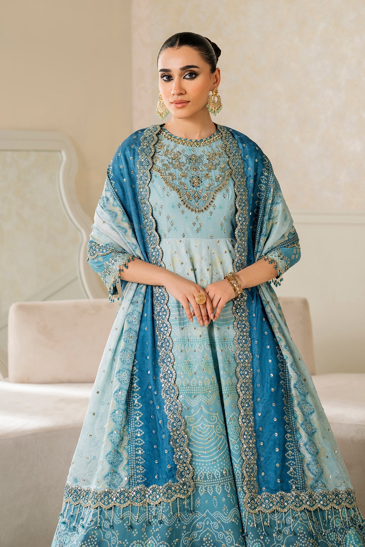EMBROIDERED SILK UF-4162