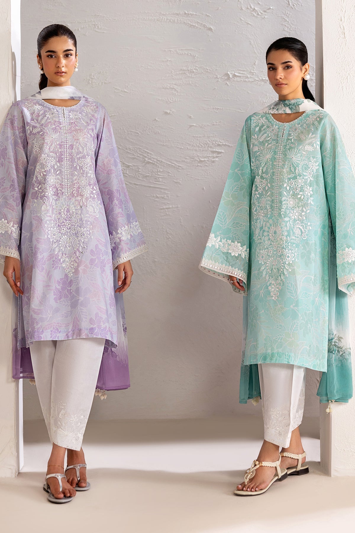 EMBROIDERED LAWN SF-4450
