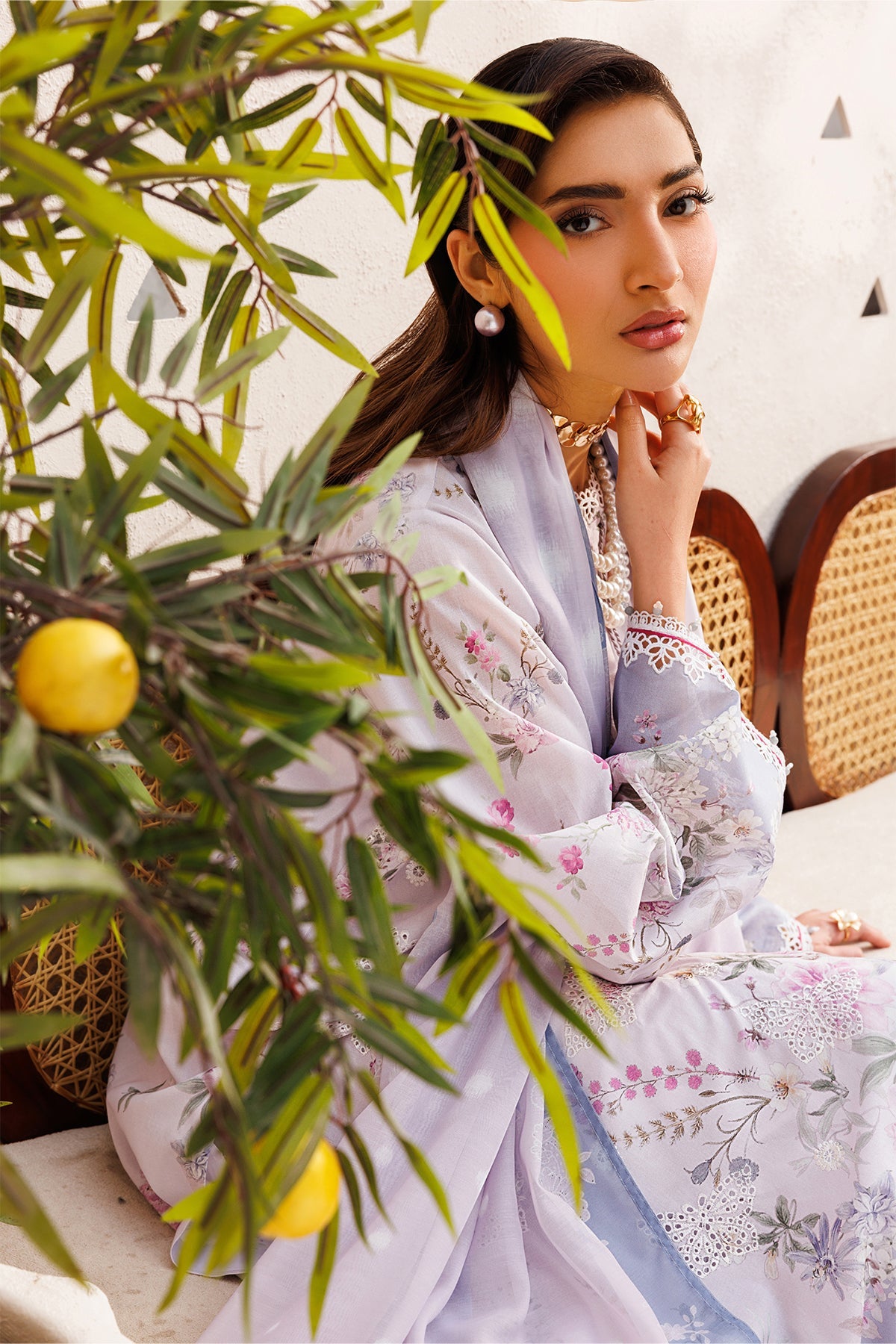 EMBROIDERED LAWN SF-4395