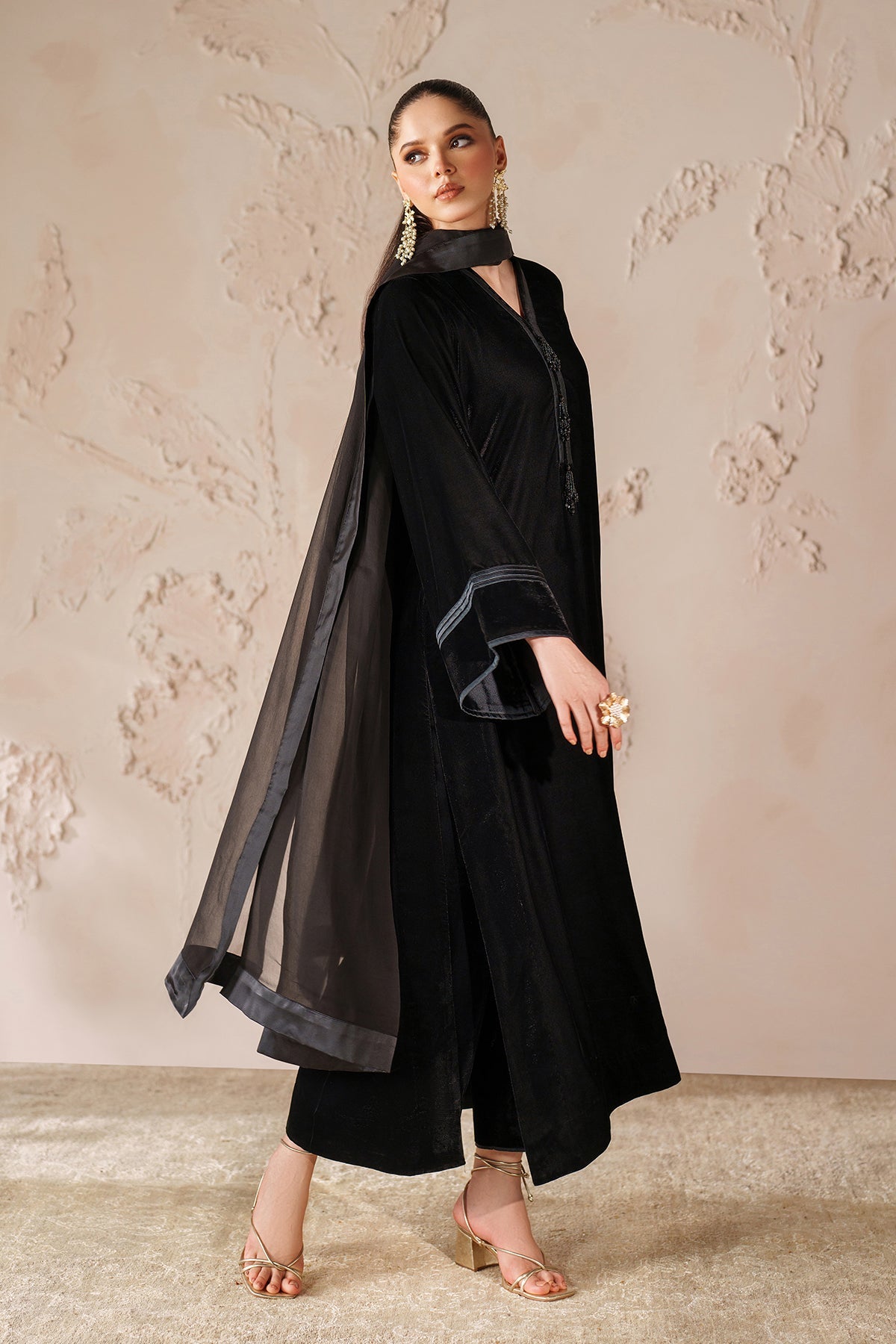 SOLID VELVET SUIT EN-1212