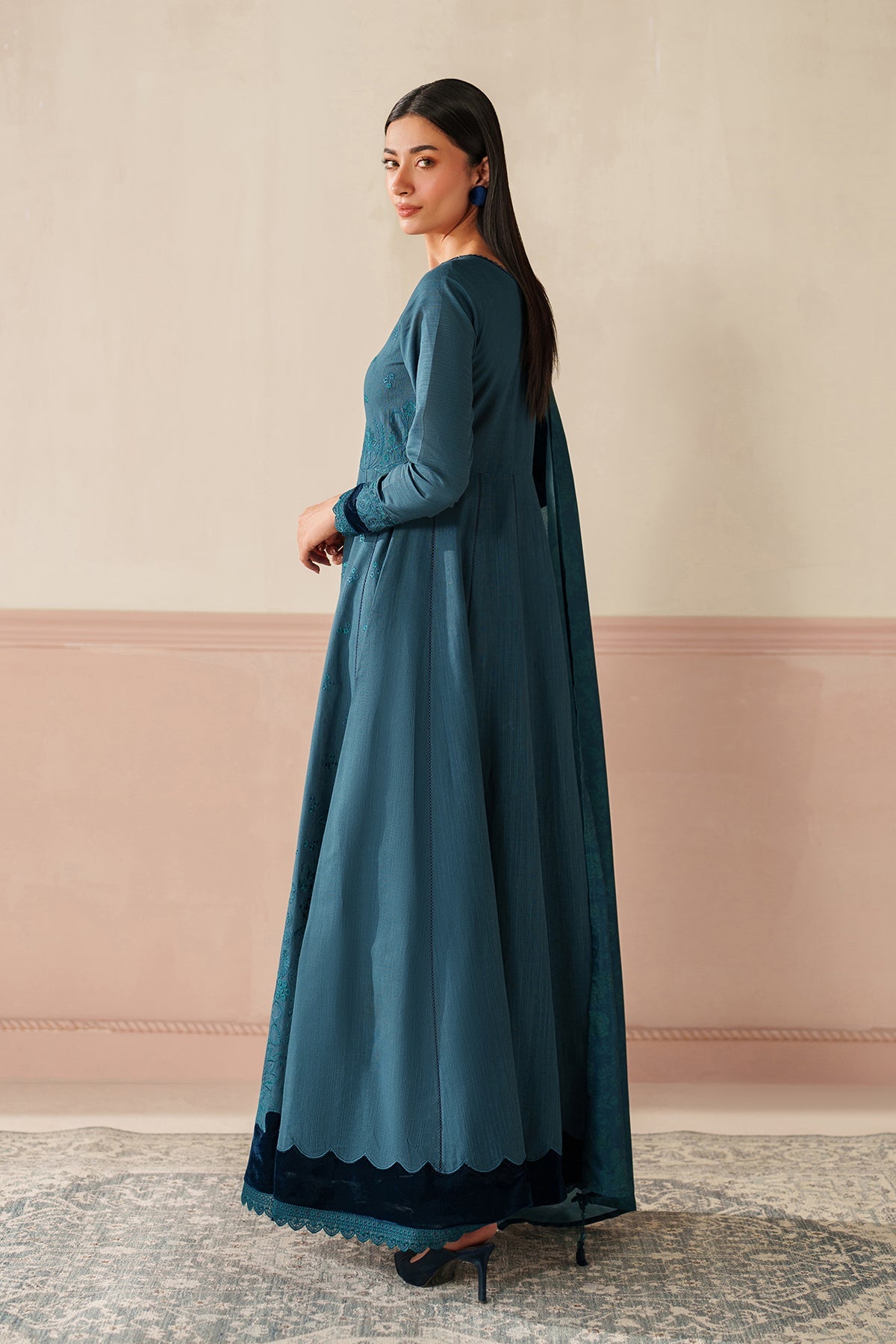 EMBROIDERED KHADDAR PR-1234