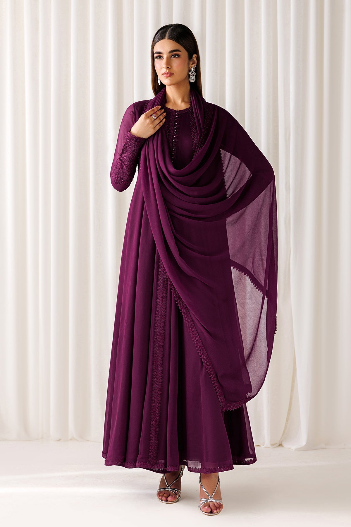 PLAIN CHIFFON DUPATTA-98