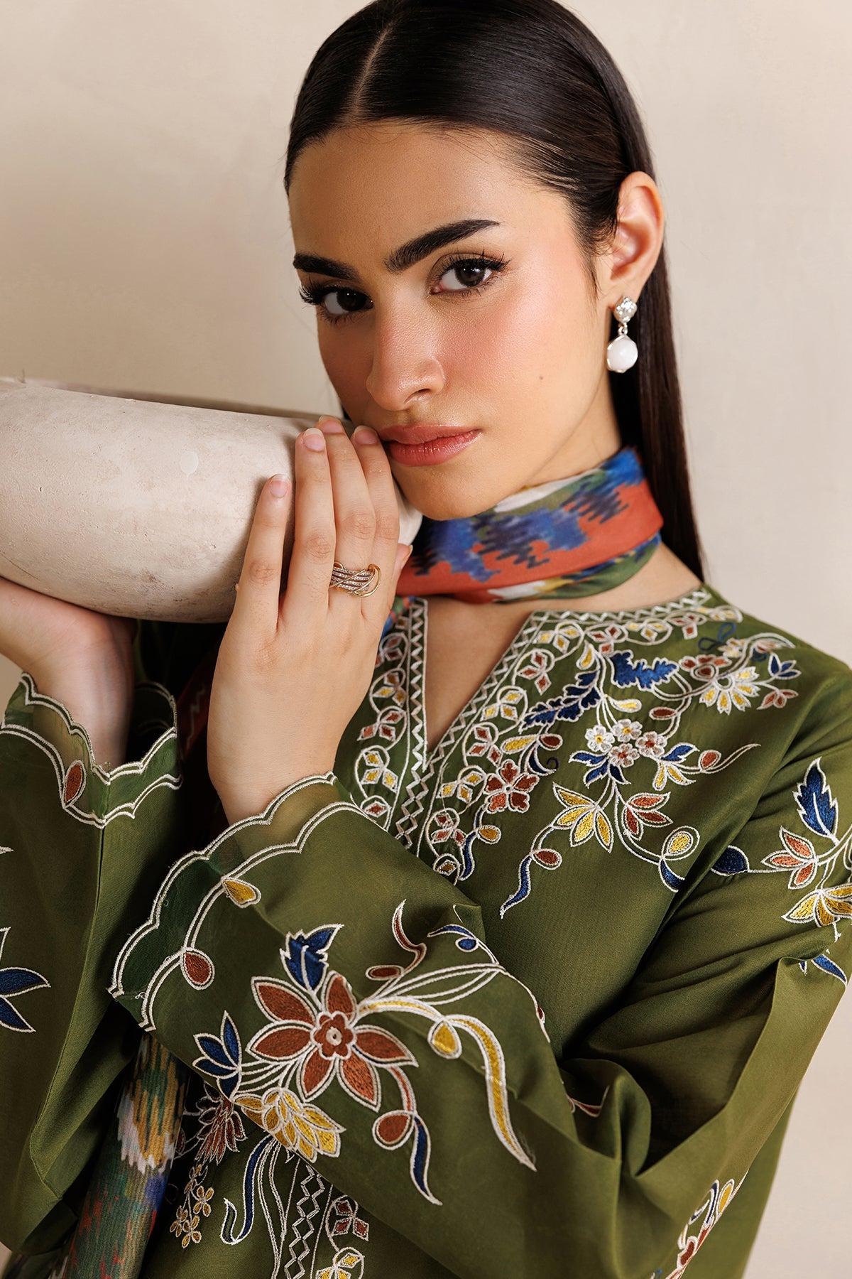 EMBROIDERED LAWN SF-4472