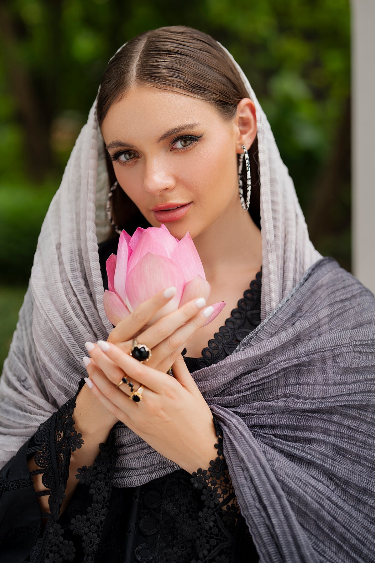 EMBROIDERED LAWN SF-4194