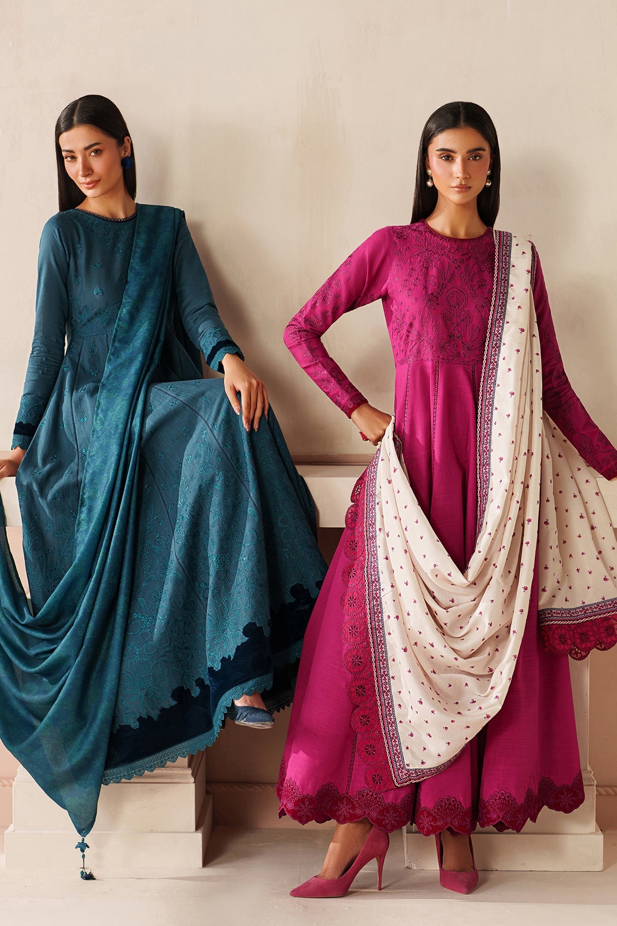 EMBROIDERED KHADDAR PR-1234