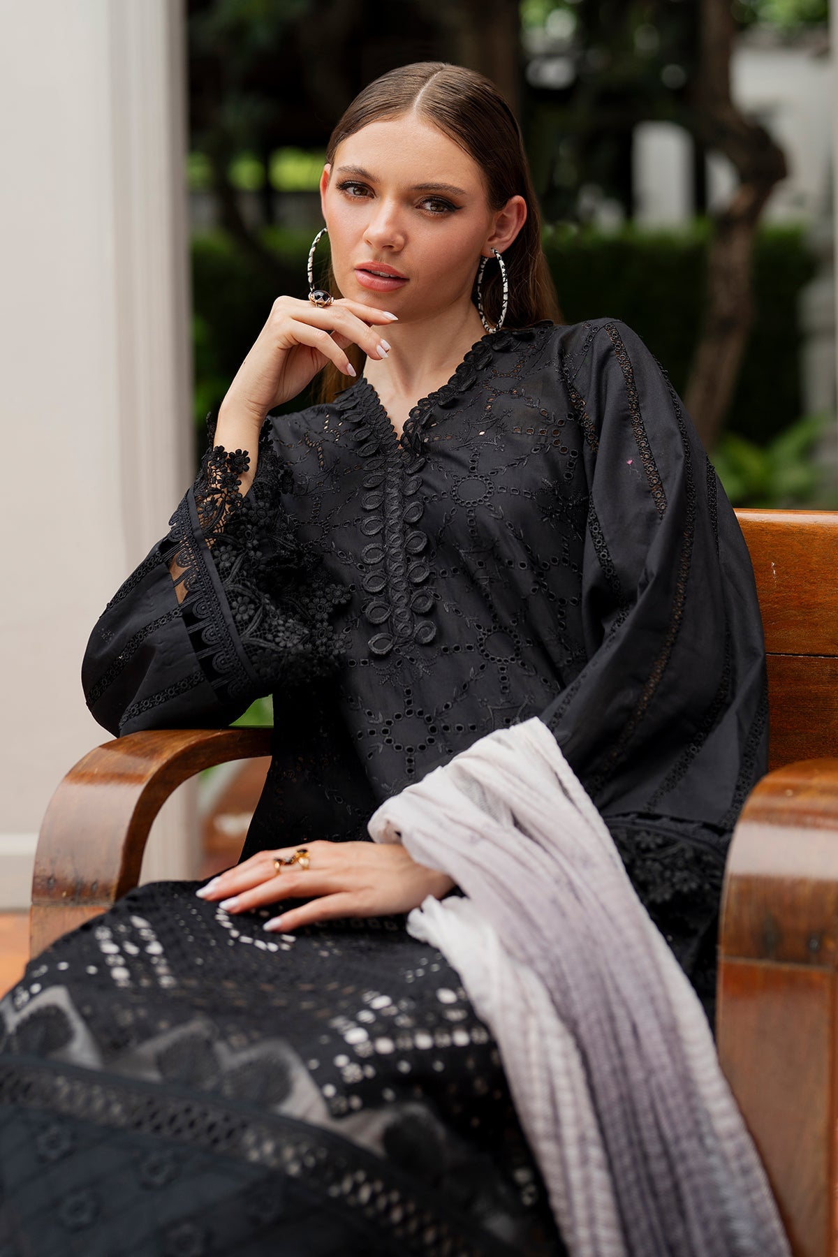 EMBROIDERED LAWN SF-4194
