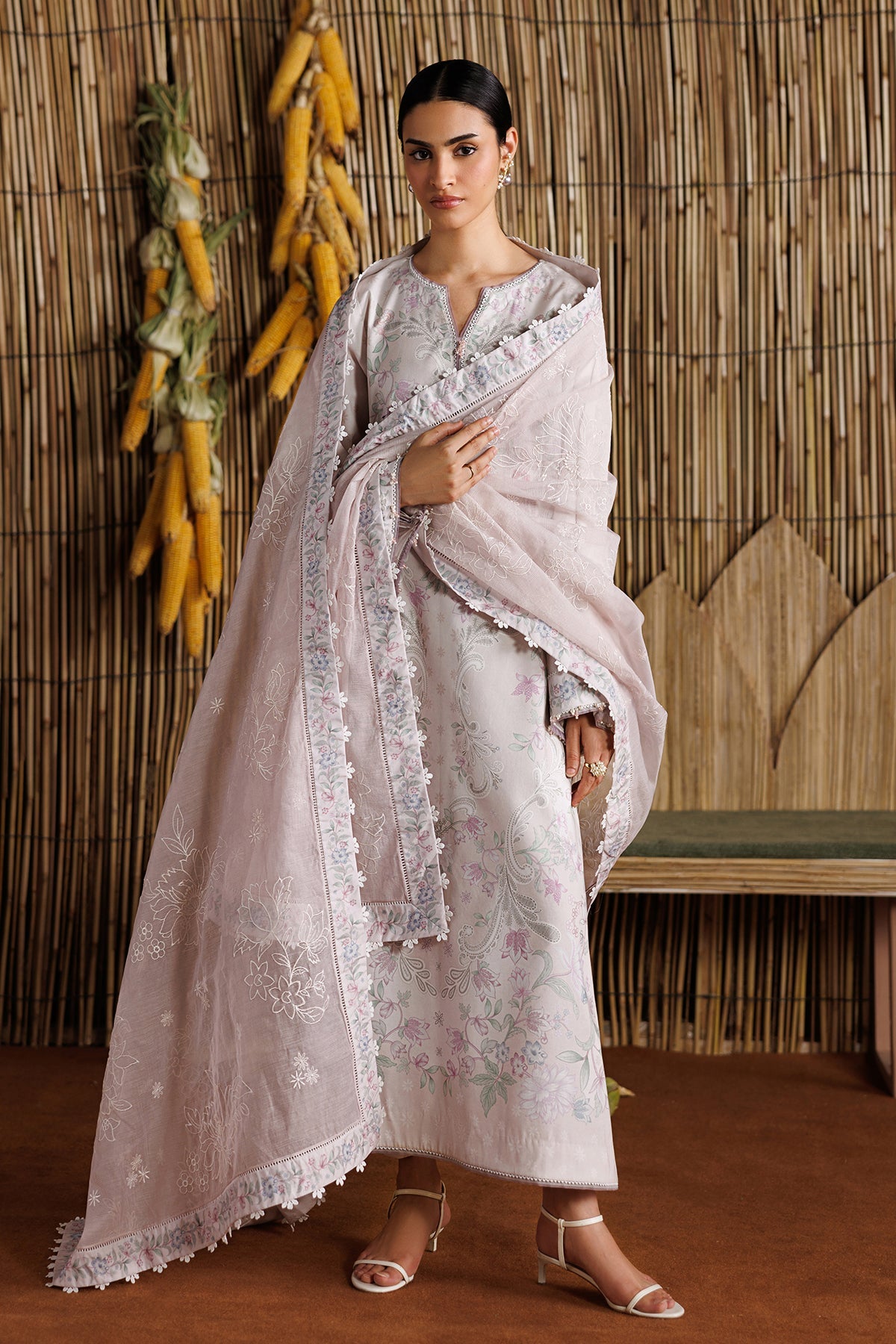 EMBROIDERED LAWN UF-4529