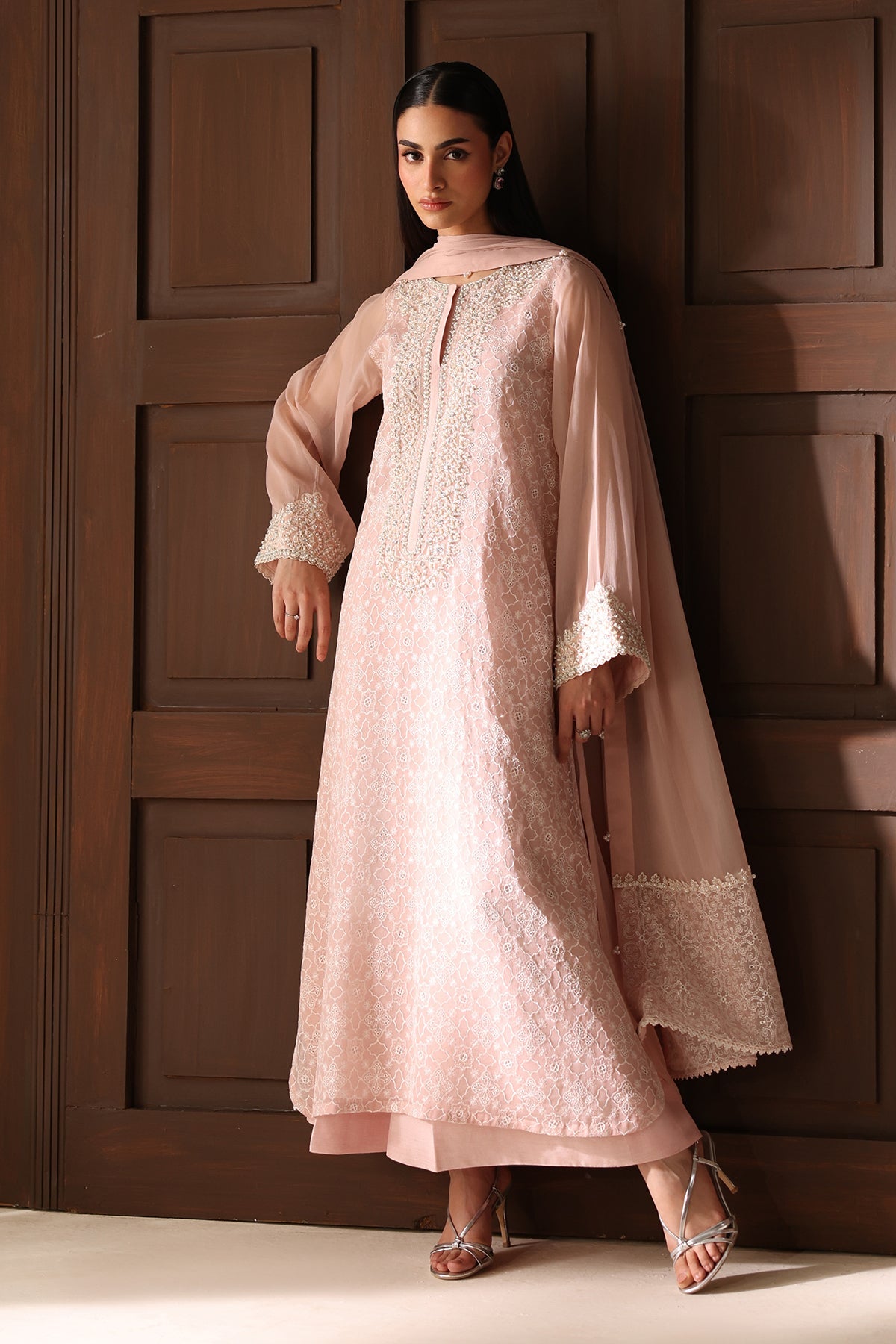 EMBROIDERED CHIFFON PR-1359