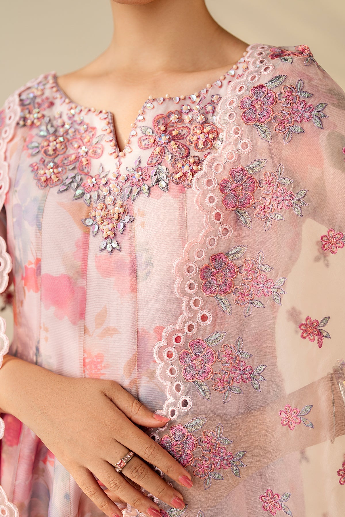 EMBROIDERED COTTON PATTI PR-1179