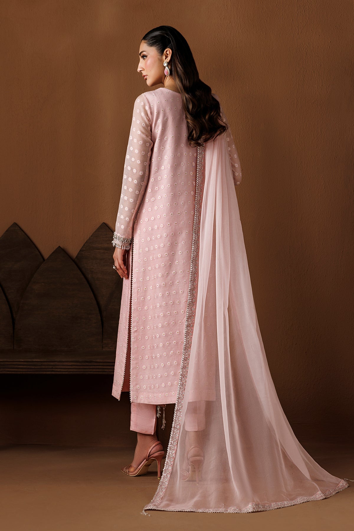 EMBROIDERED COTTON NET PR-1286