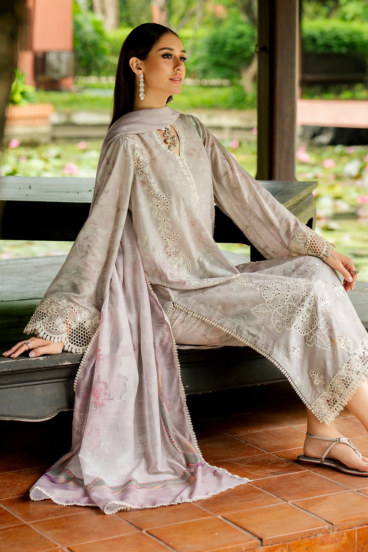 EMBROIDERED PRINTED LAWN SF-4267