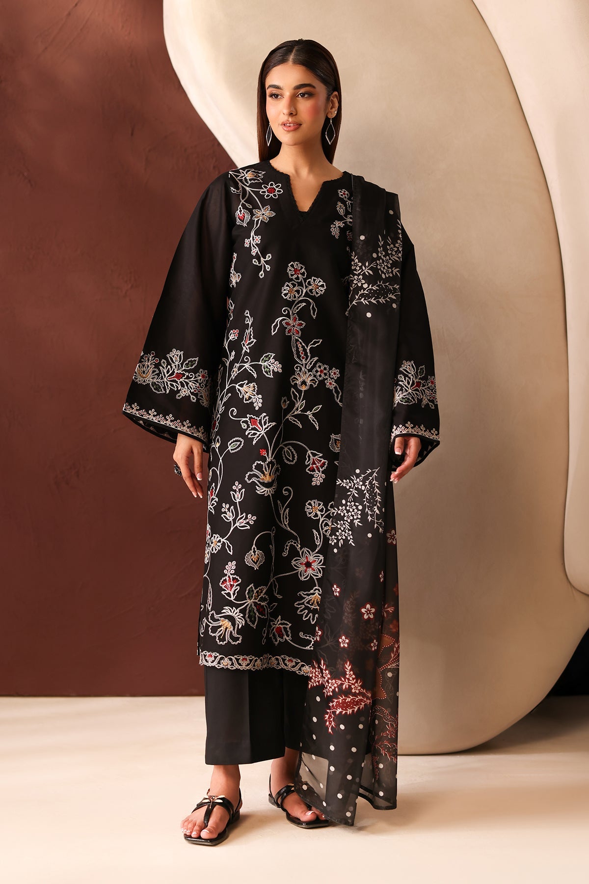 EMBROIDERED LAWN SF-4483