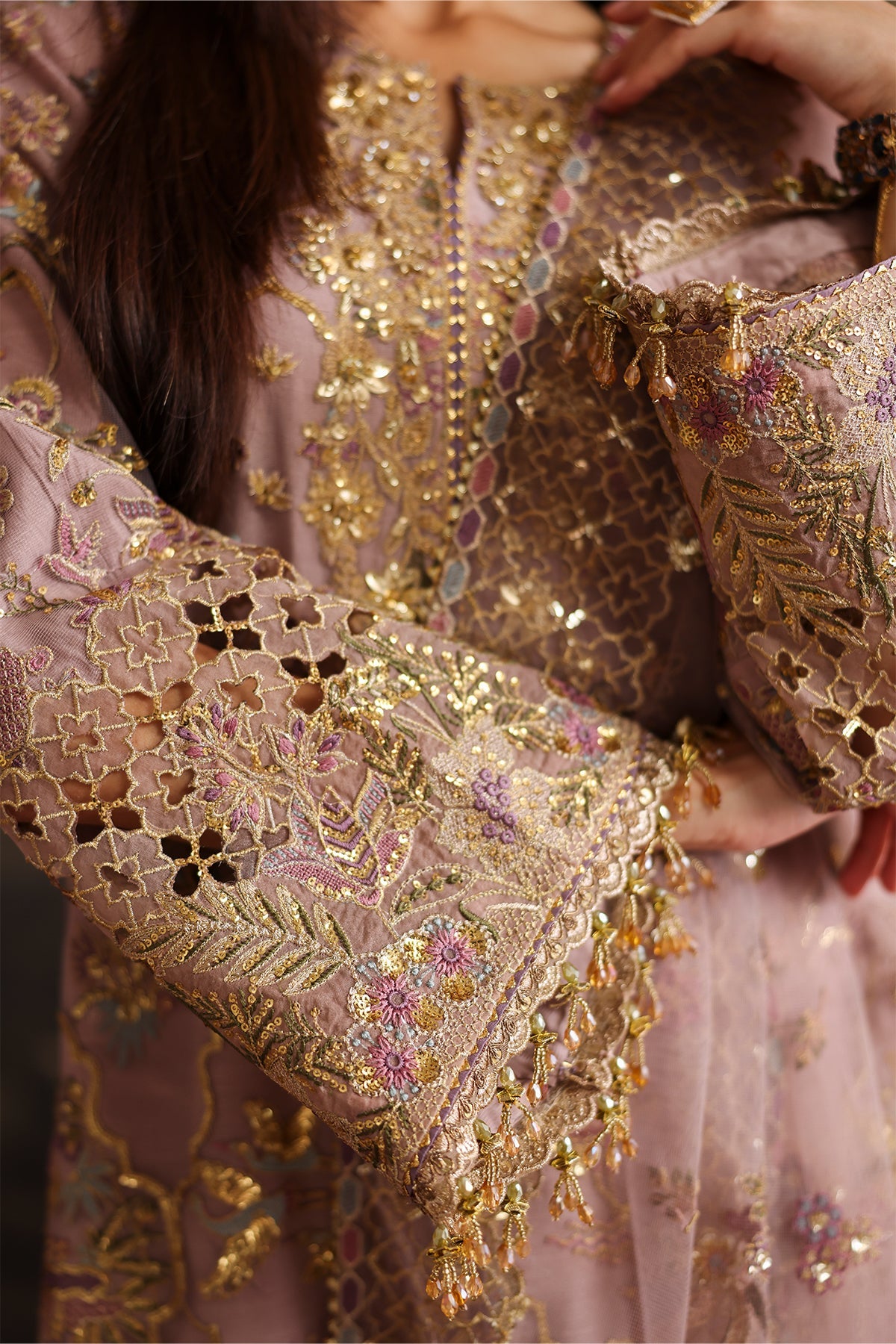 EMBROIDERED NET SF-4378