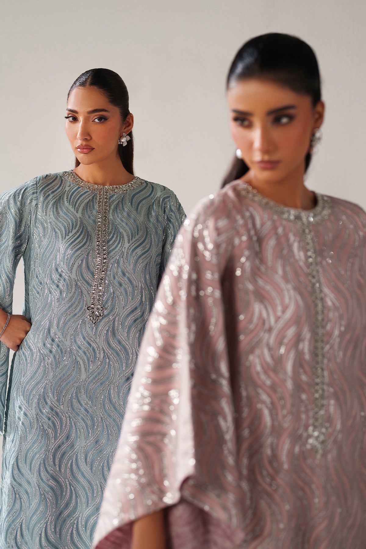 EMBROIDERED CHIFFON PR-1243