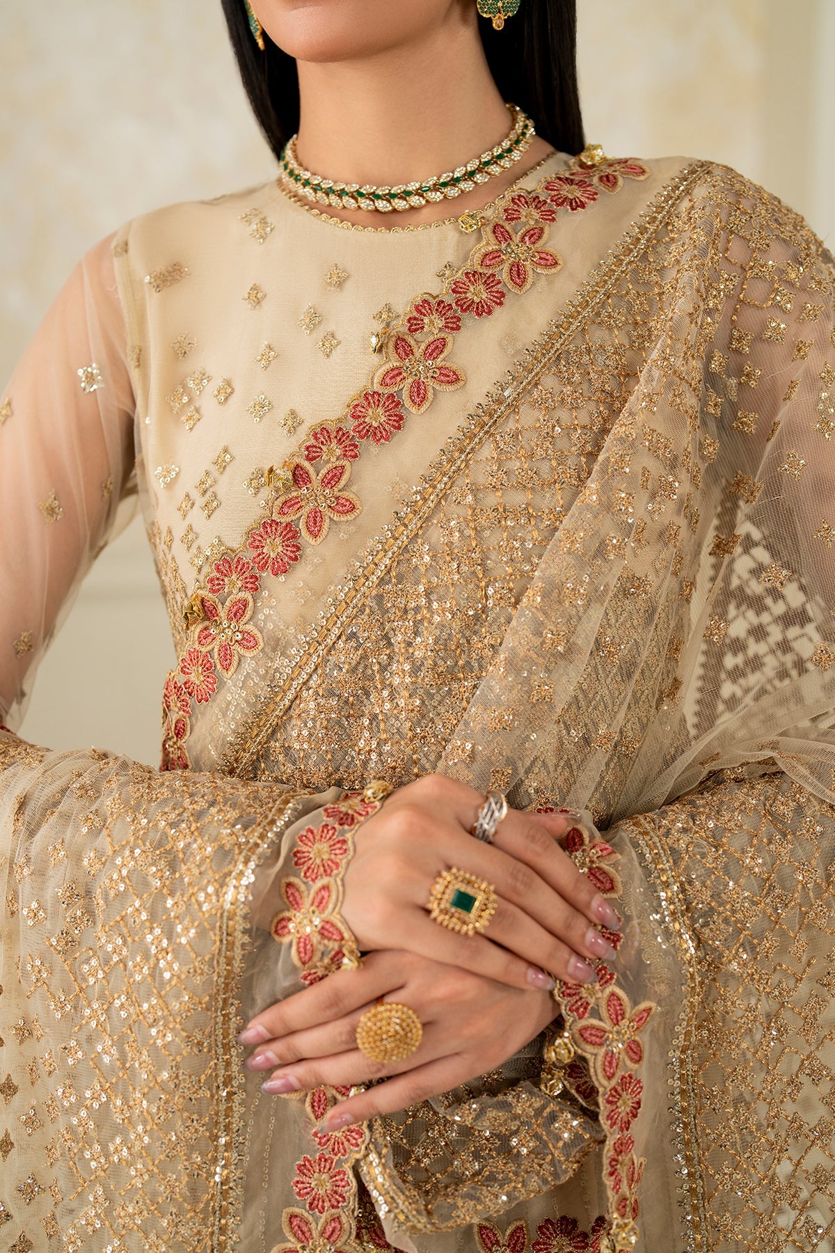EMBROIDERED NET UF-4159
