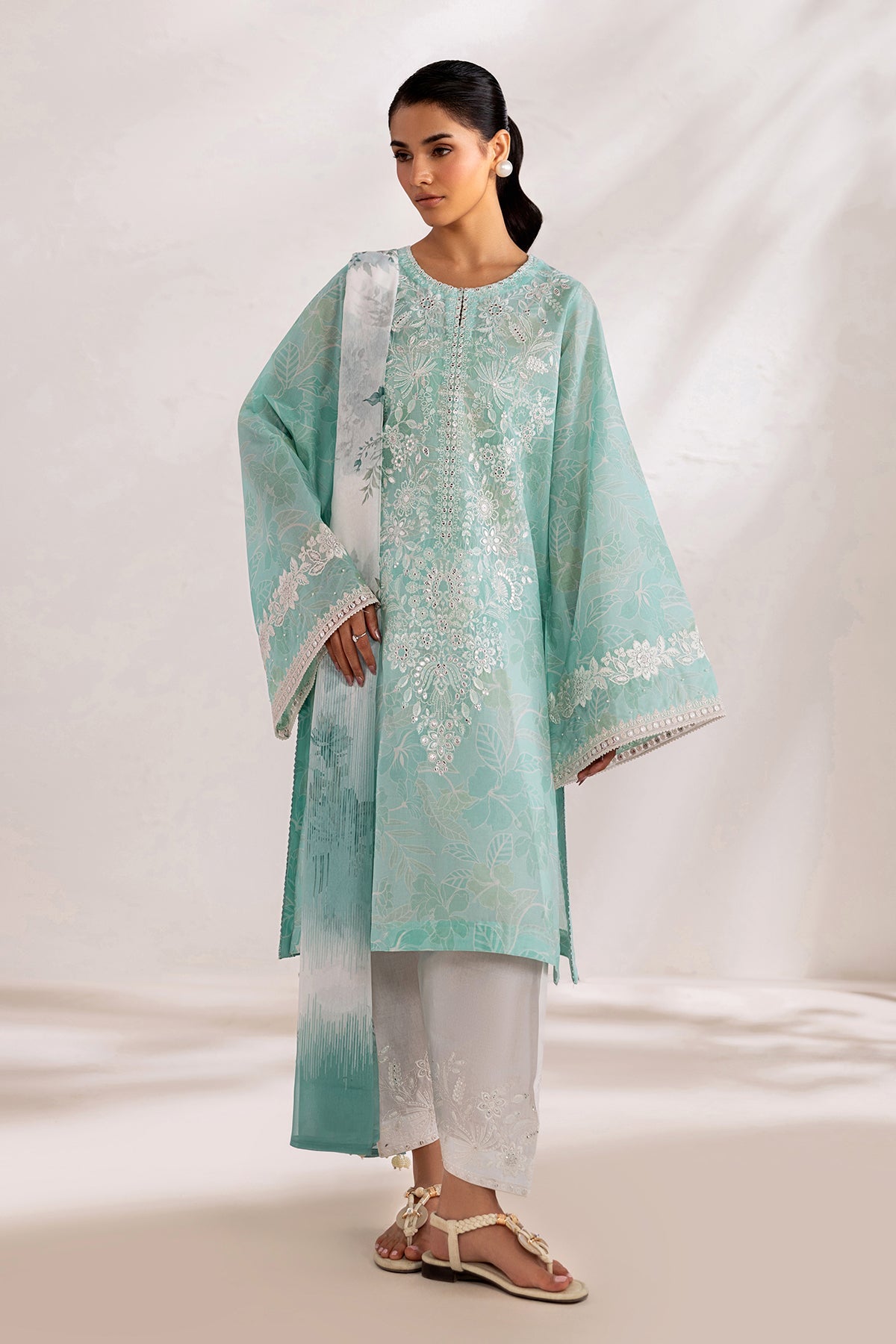 EMBROIDERED LAWN SF-4451