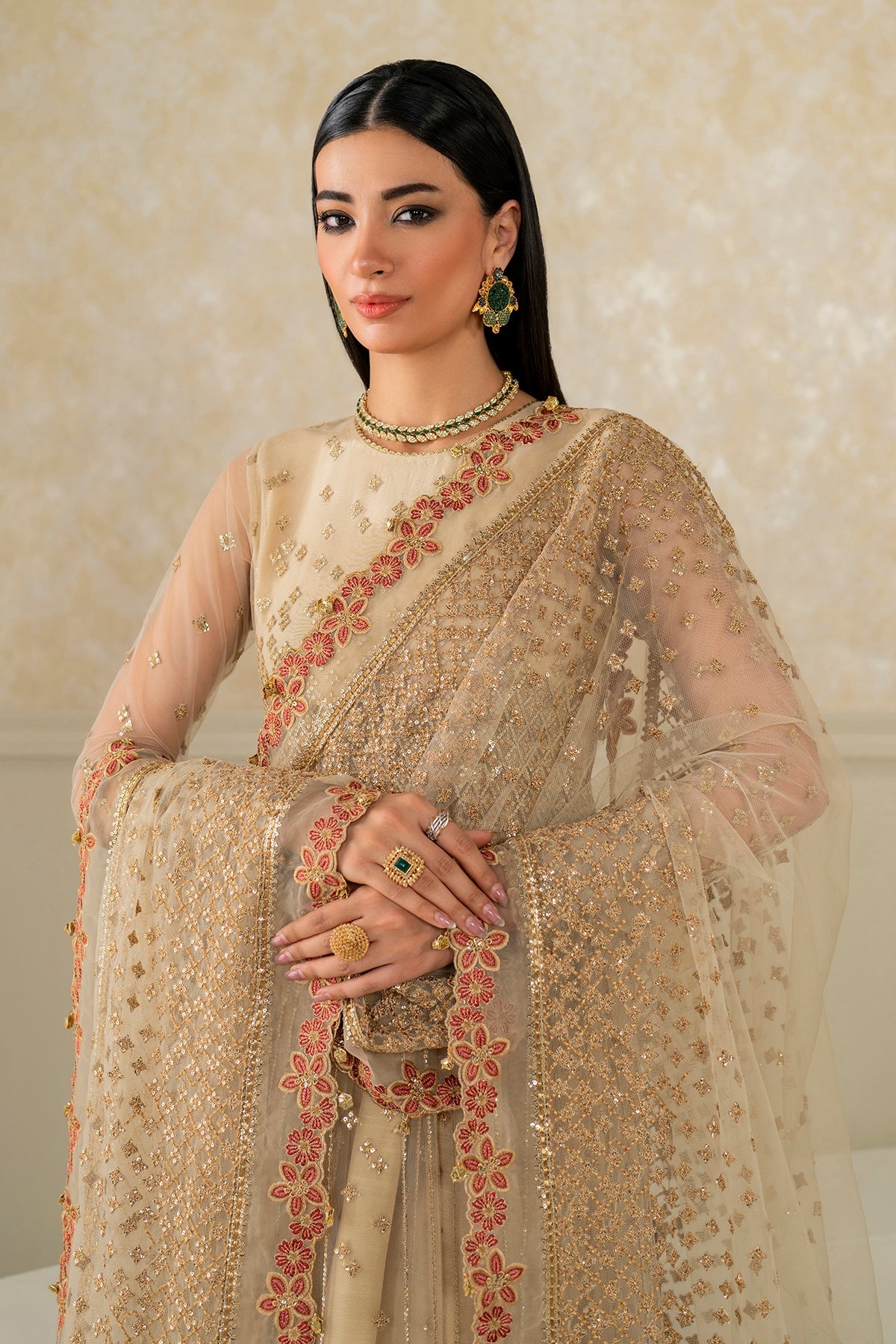 EMBROIDERED NET UF-4159