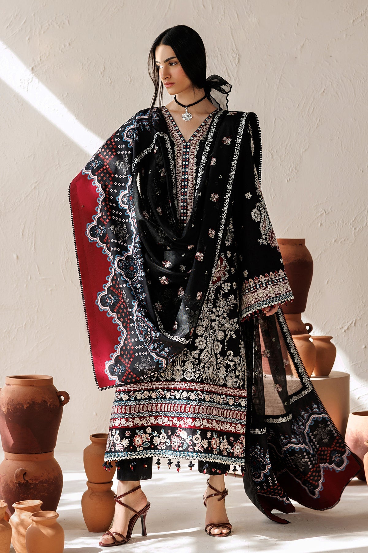 EMBROIDERED LAWN SF-4519