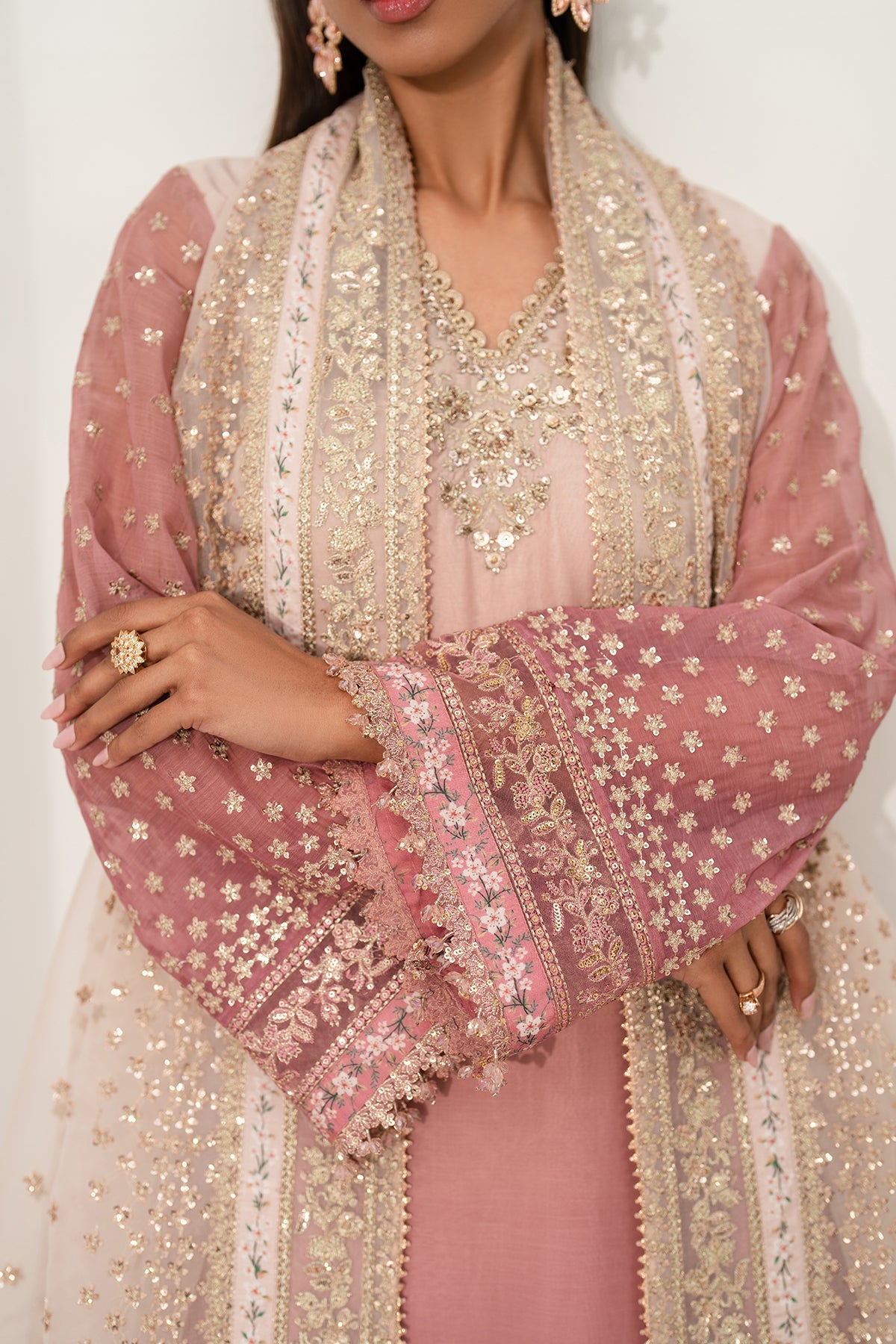 EMBROIDERED CHIFFON SF-4135