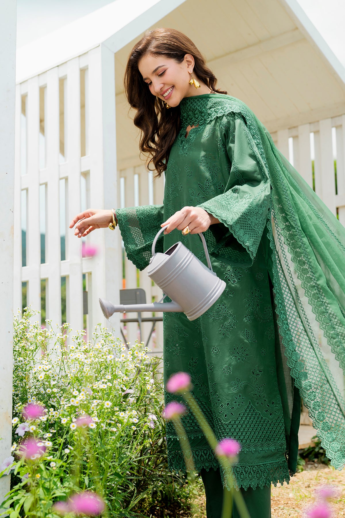 EMBROIDERED LAWN SF-4213