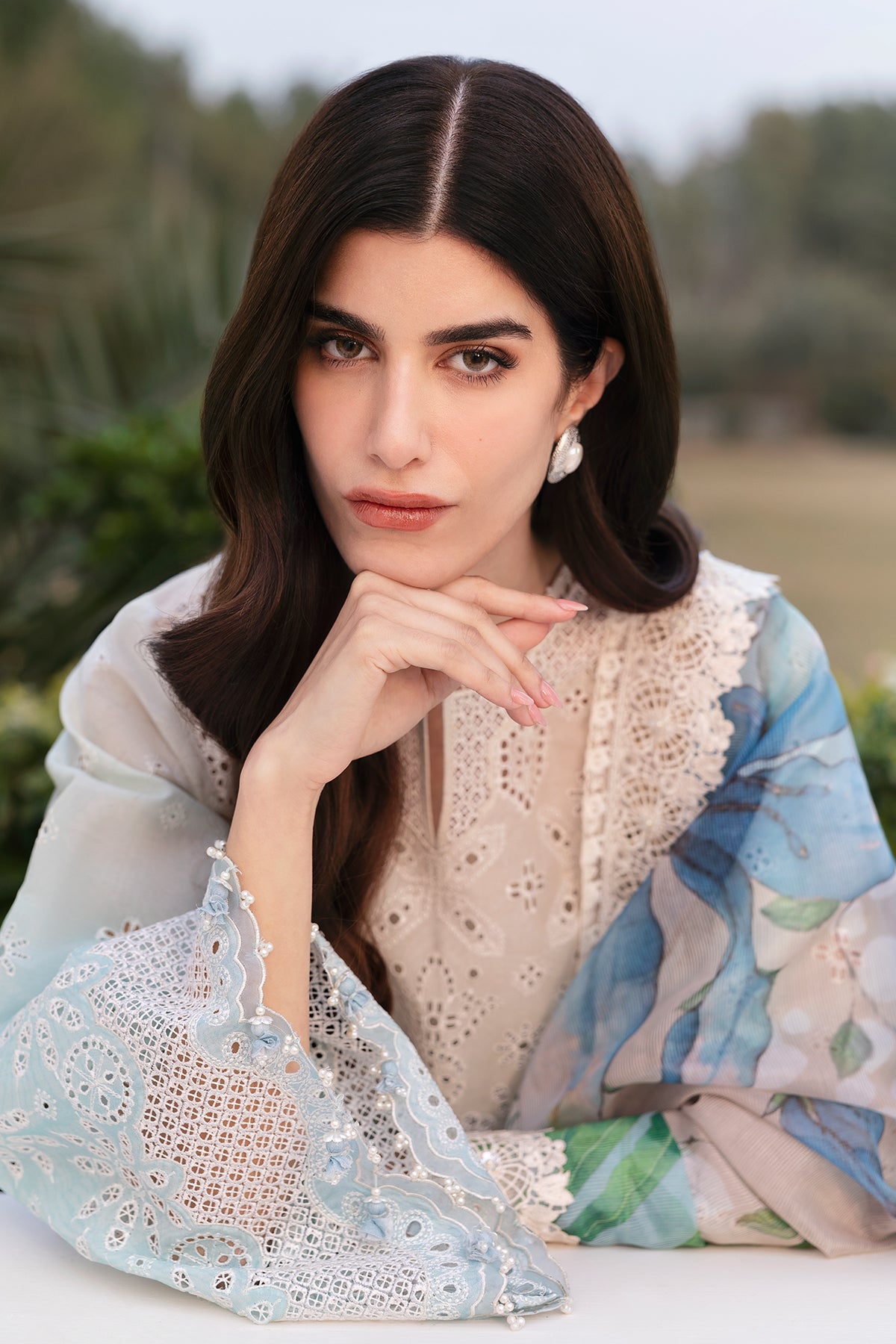 EMBROIDERED LAWN SF-4185