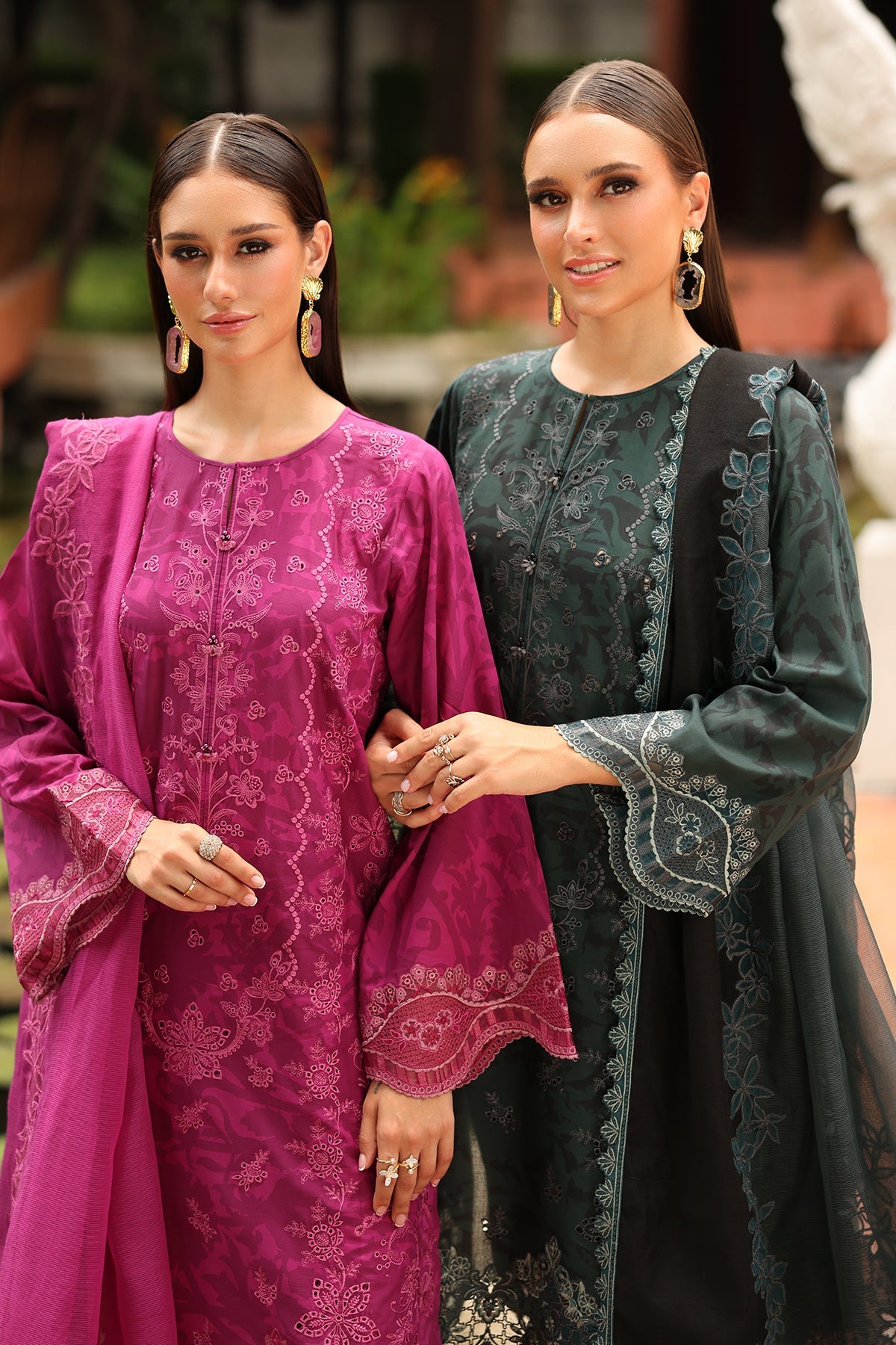 EMBROIDERED LAWN SF-4254