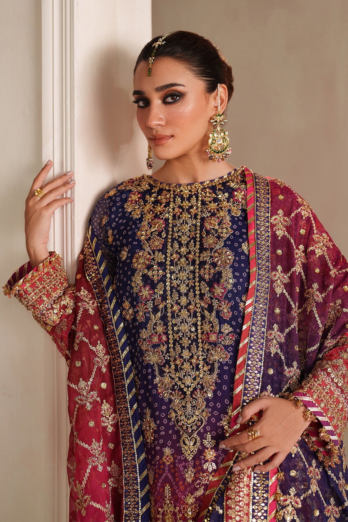 EMBROIDERED CHIFFON SF-4369