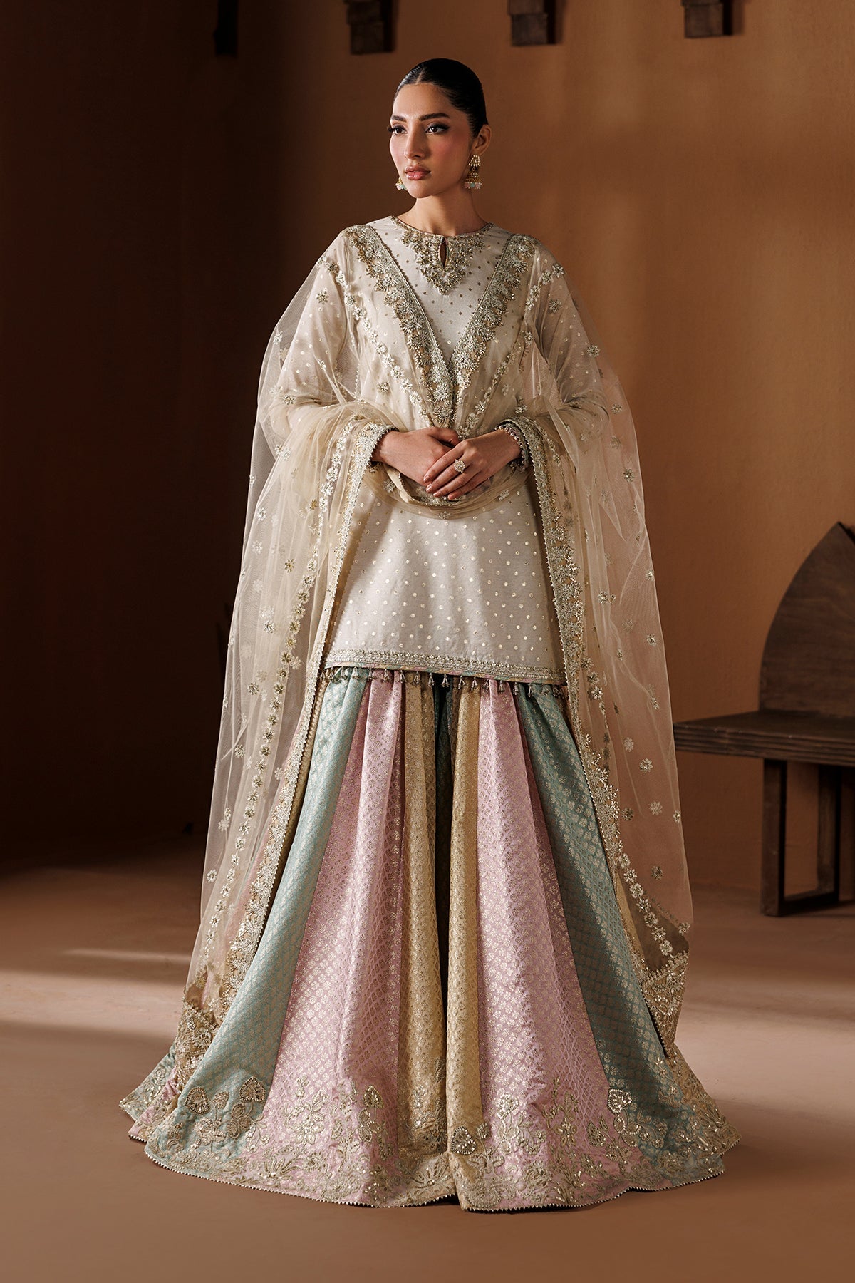 EMBROIDERED ZARRI CHIFFON UF-4435