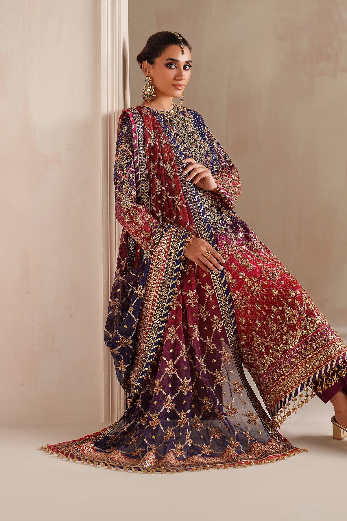 EMBROIDERED CHIFFON SF-4369