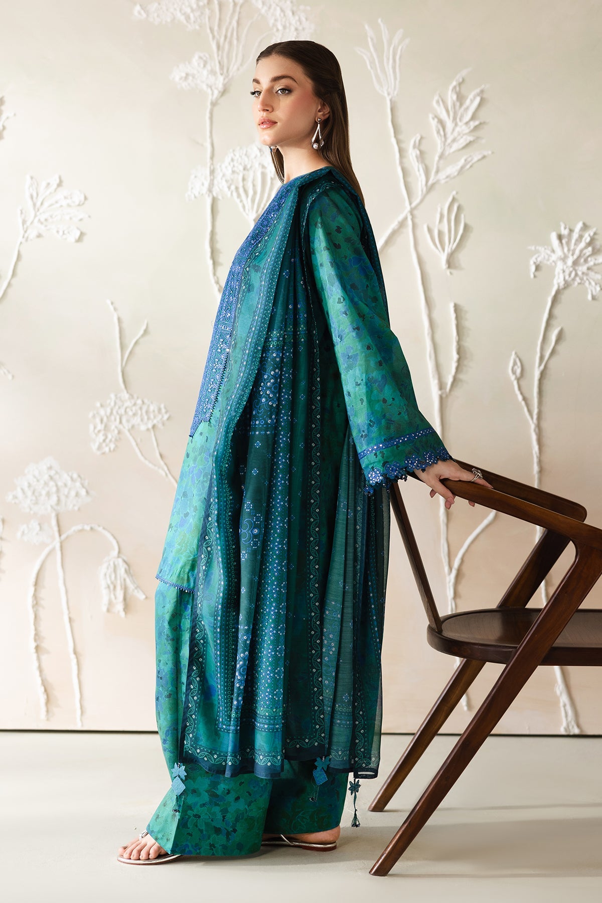 EMBROIDERED LAWN SF-4426