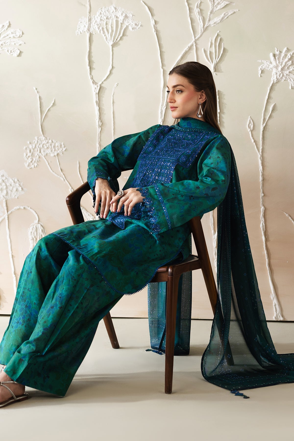 EMBROIDERED LAWN SF-4426