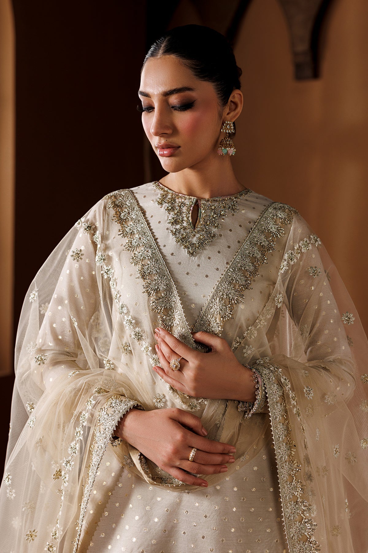 EMBROIDERED ZARRI CHIFFON UF-4435