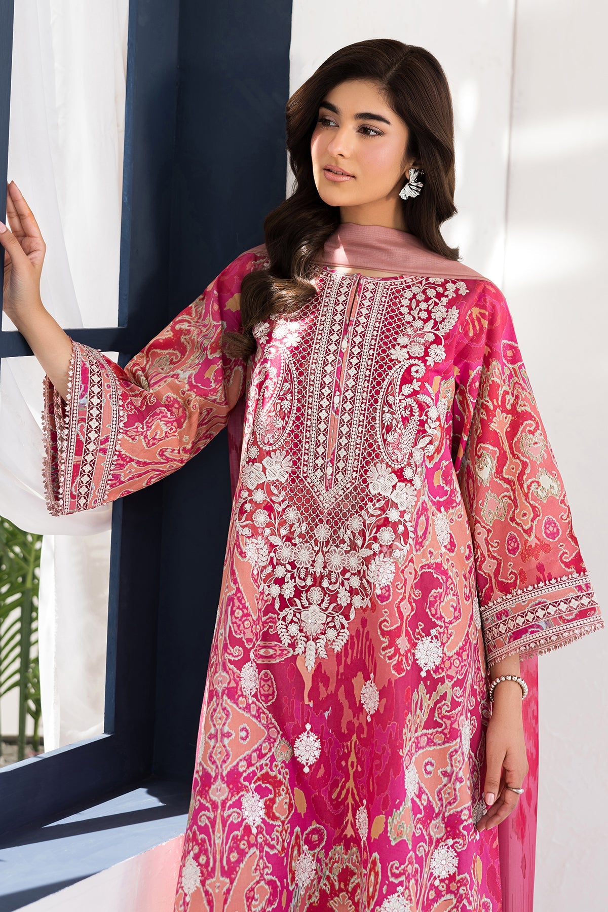 EMBROIDERED LAWN SF-4452