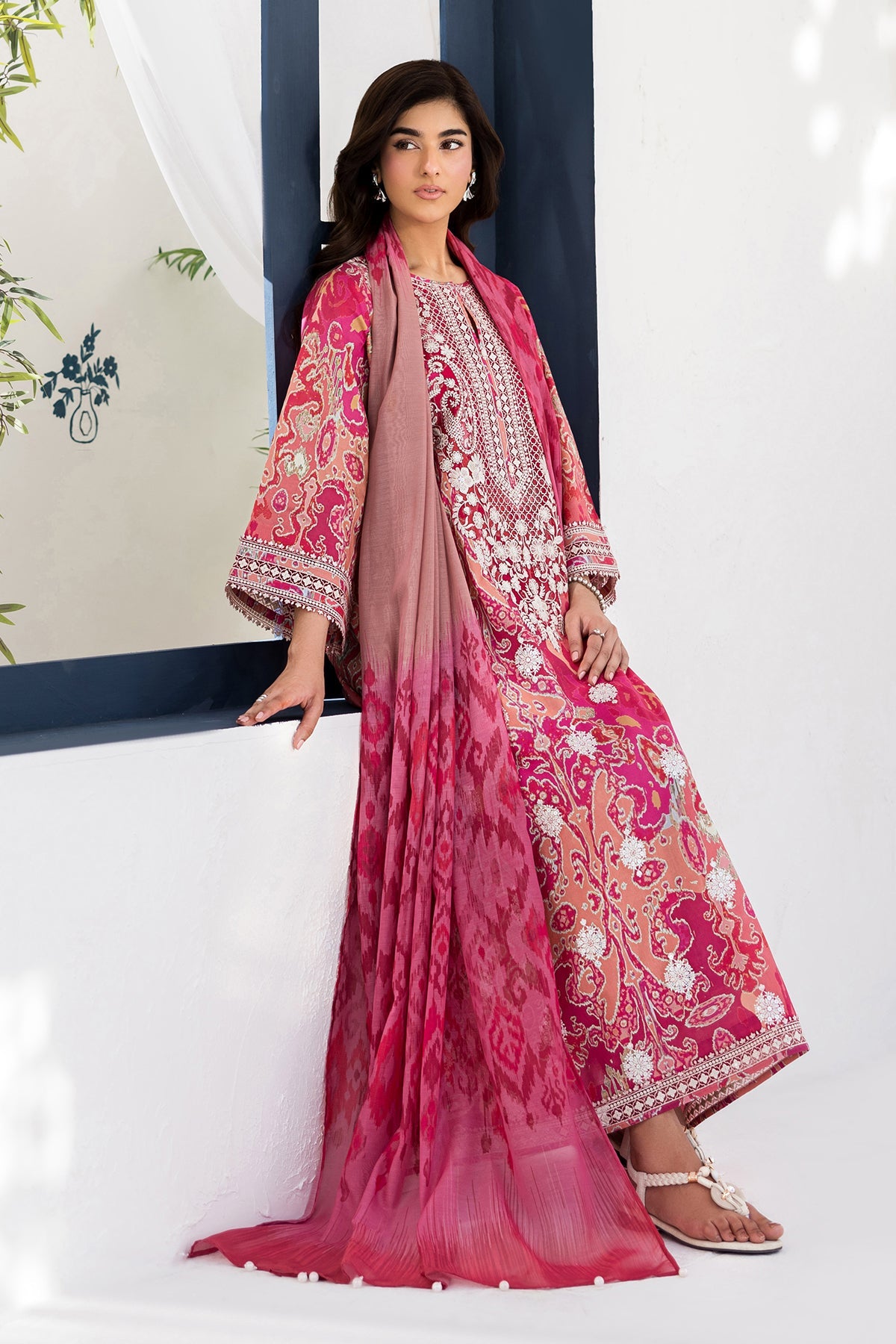 EMBROIDERED LAWN SF-4452