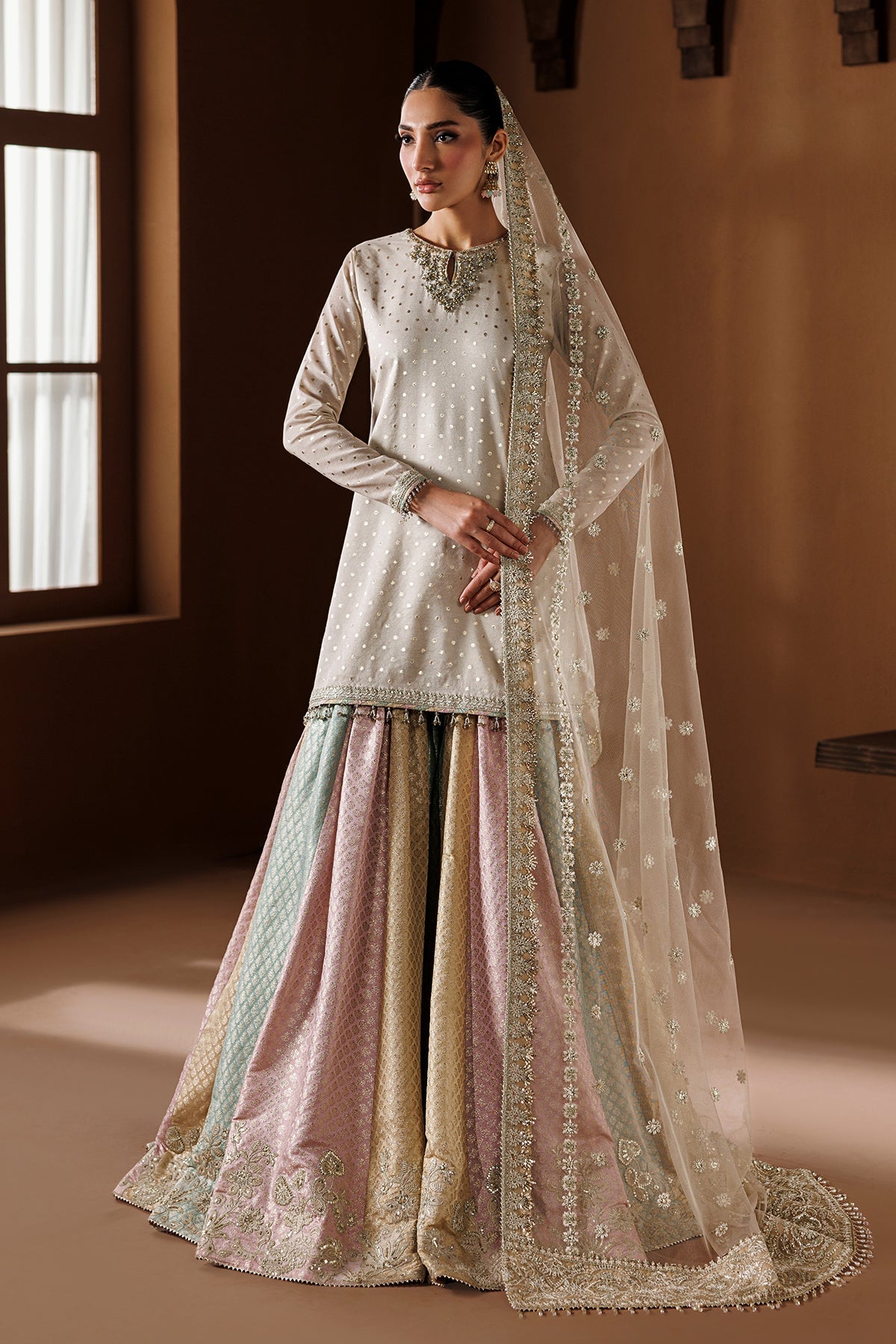 EMBROIDERED ZARRI CHIFFON UF-4435
