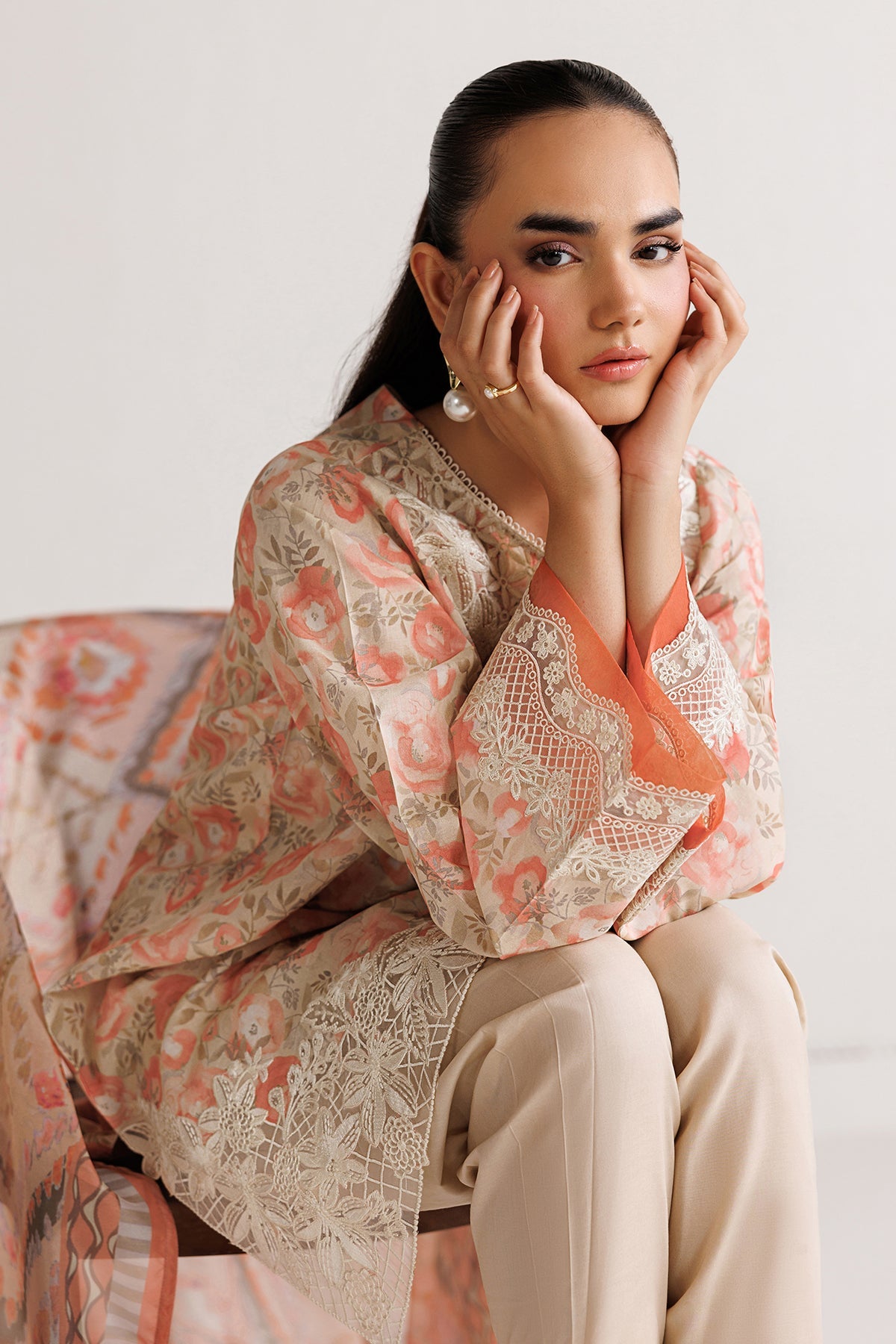 EMBROIDERED LAWN UF-4495