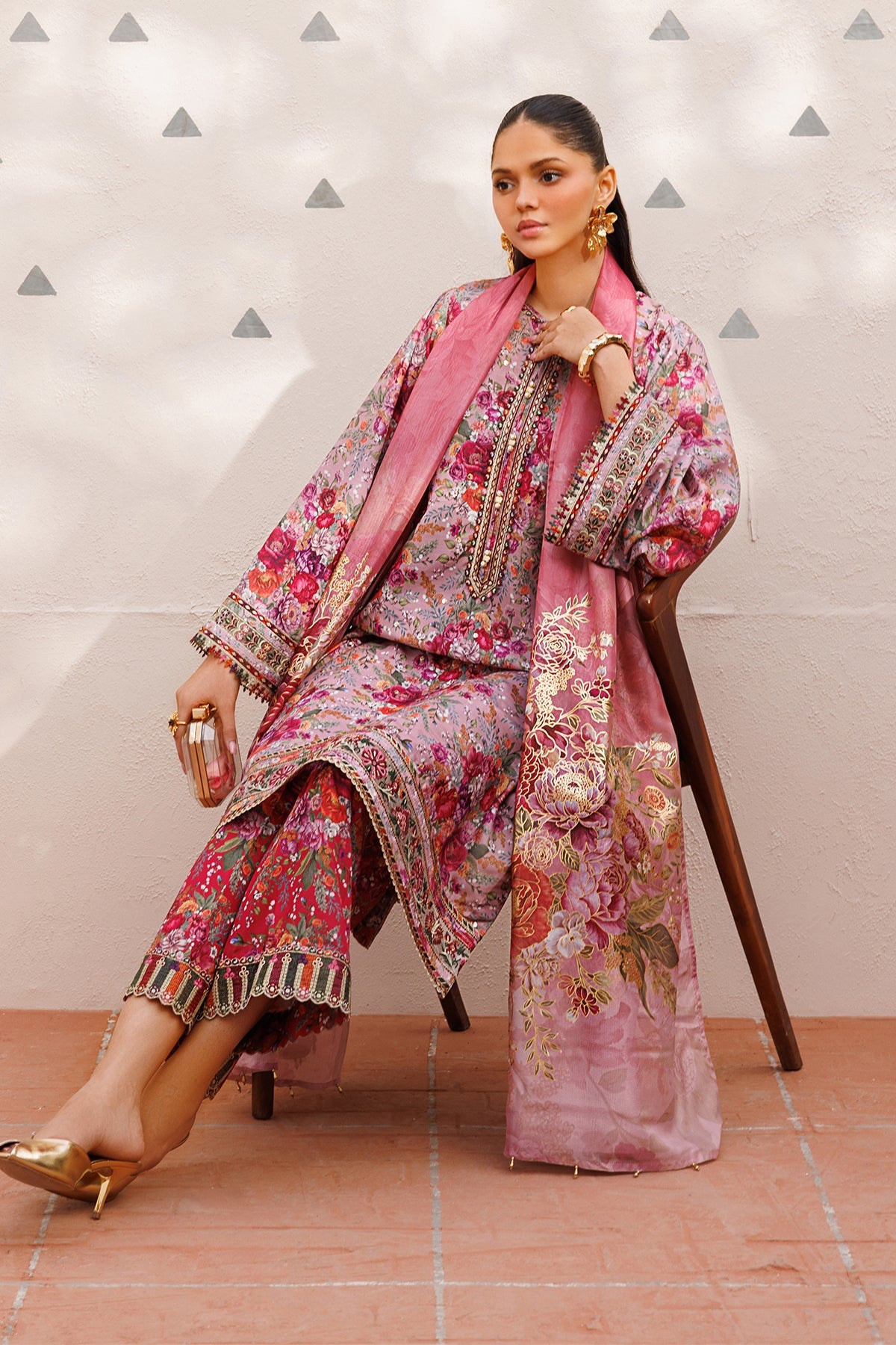 EMBROIDERED LAWN UF-4398