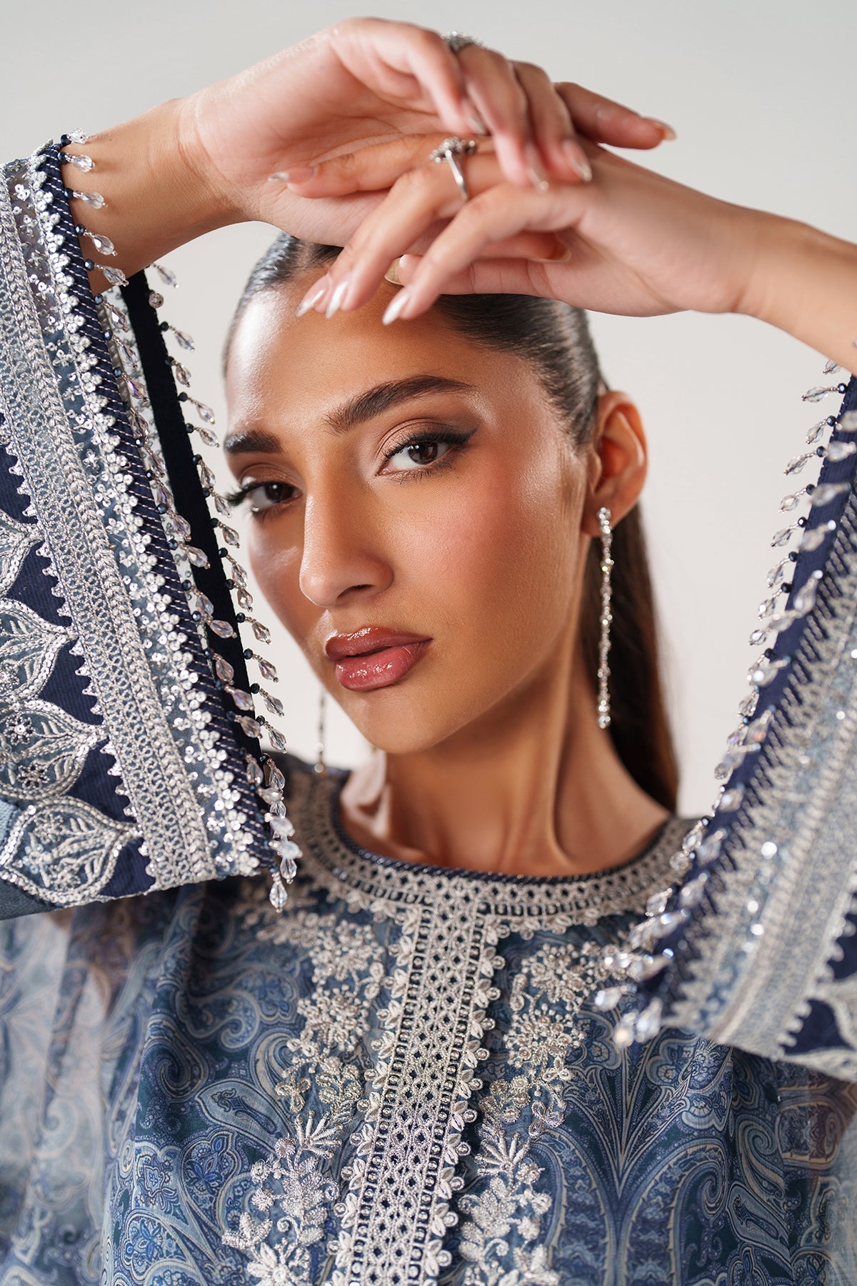 EMBROIDERED CHIFFON SF-4387