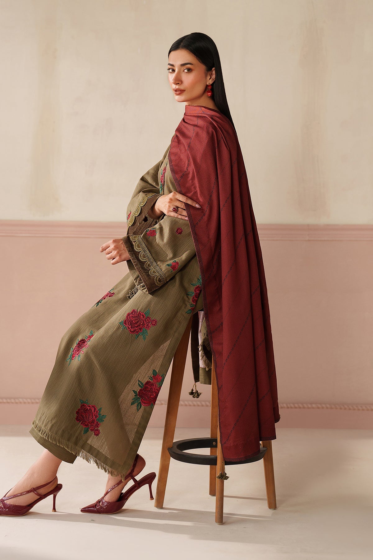 EMBROIDERED KHADDAR PR-1236