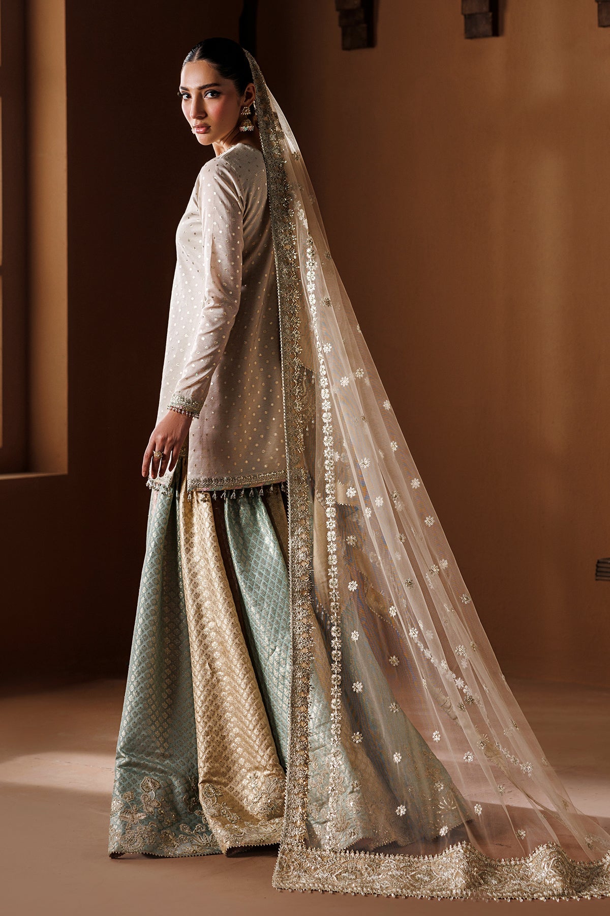EMBROIDERED ZARRI CHIFFON UF-4435