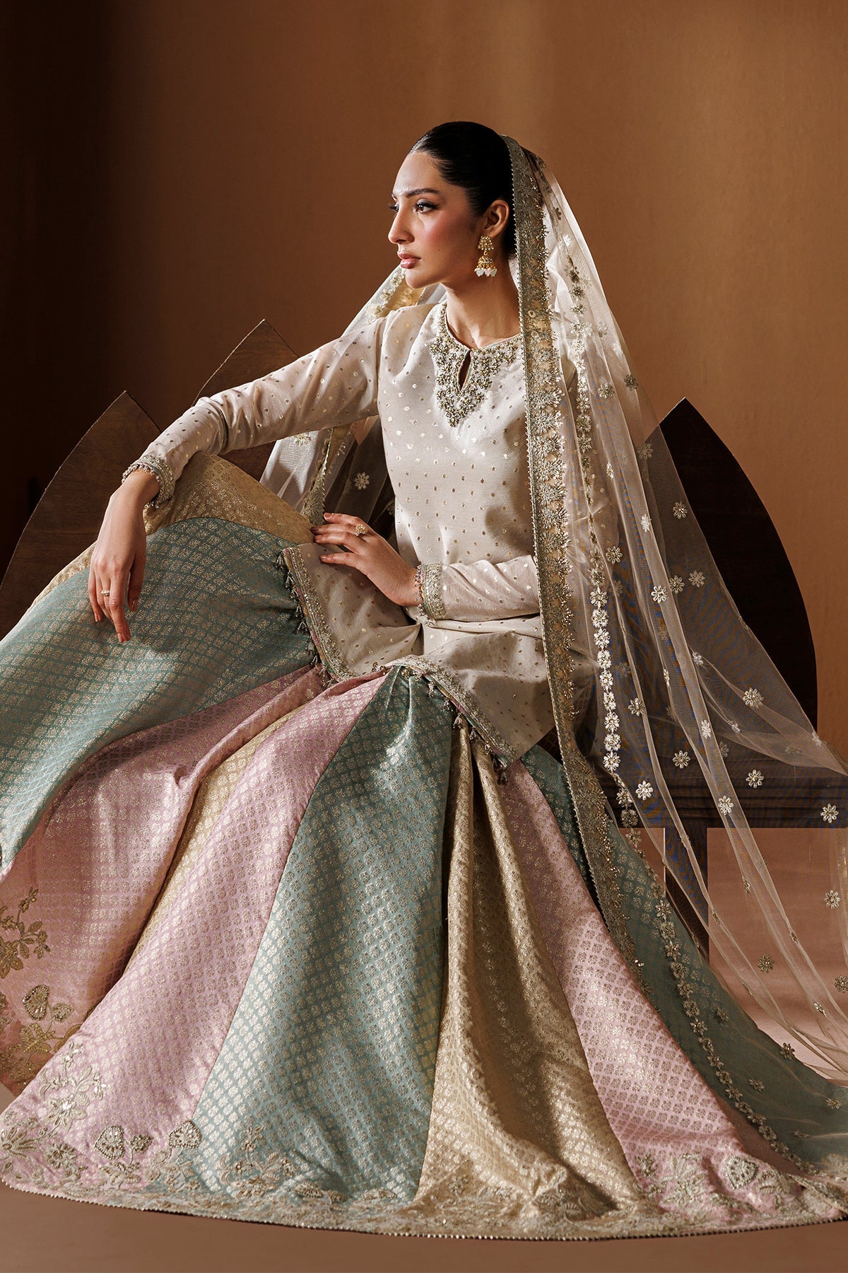 EMBROIDERED ZARRI CHIFFON UF-4435