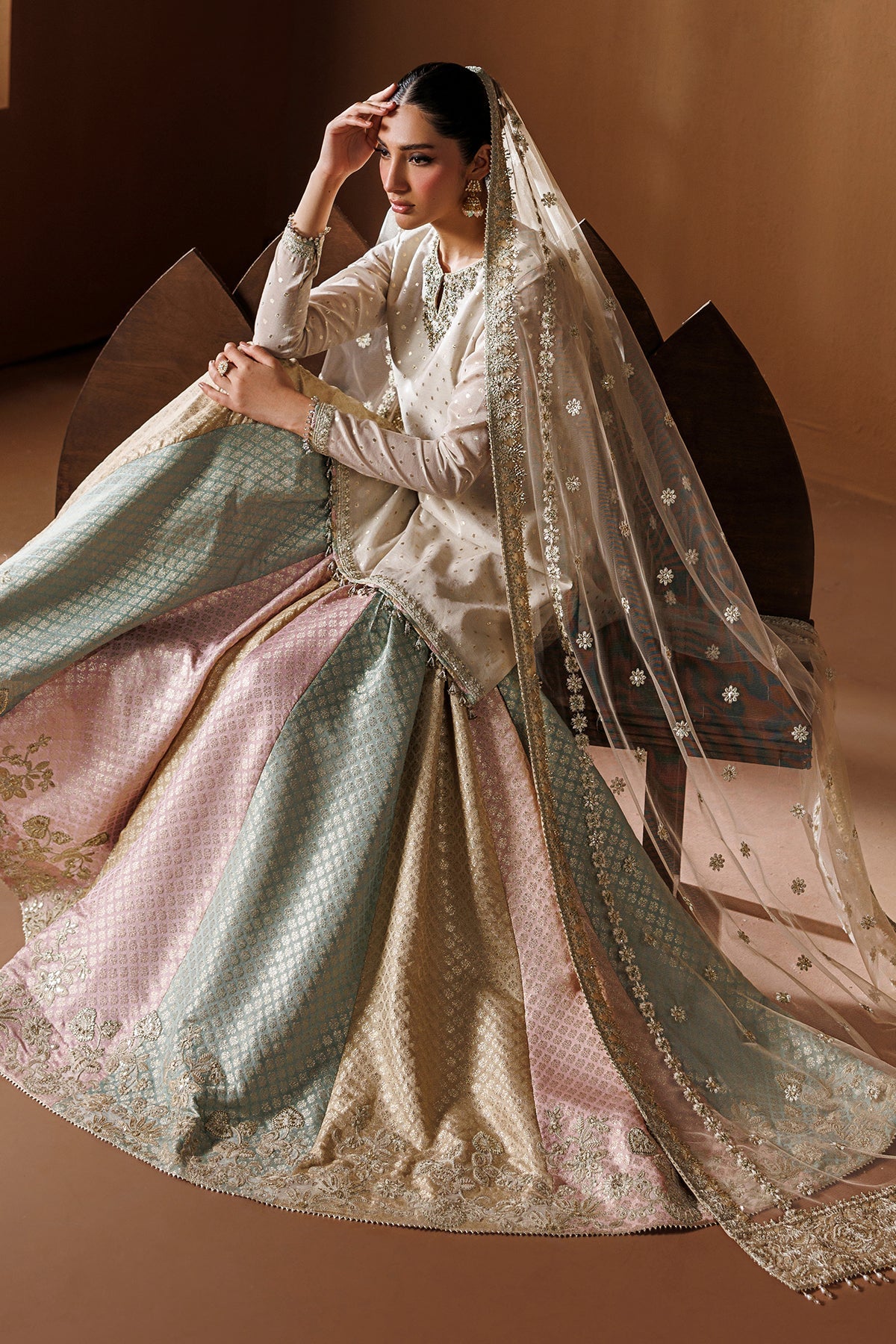EMBROIDERED ZARRI CHIFFON UF-4435