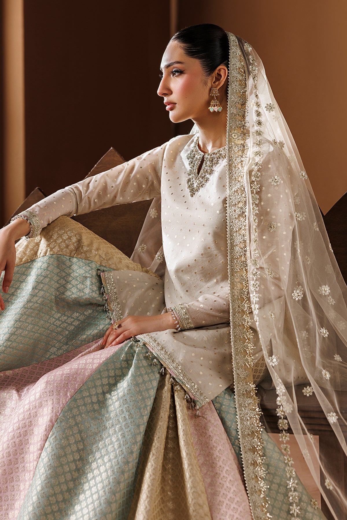 EMBROIDERED ZARRI CHIFFON UF-4435