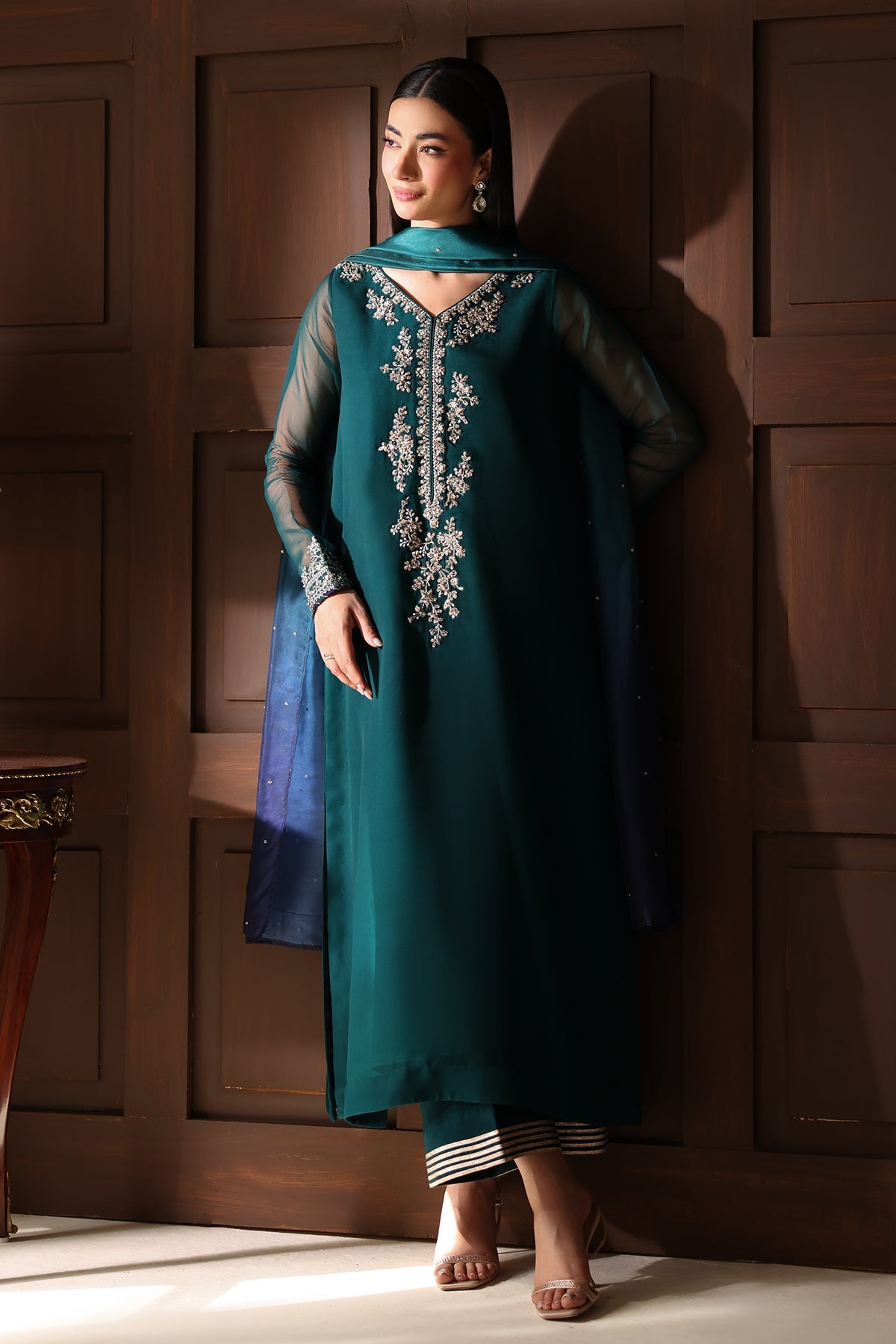 EMBROIDERED CHIFFON PR-1361