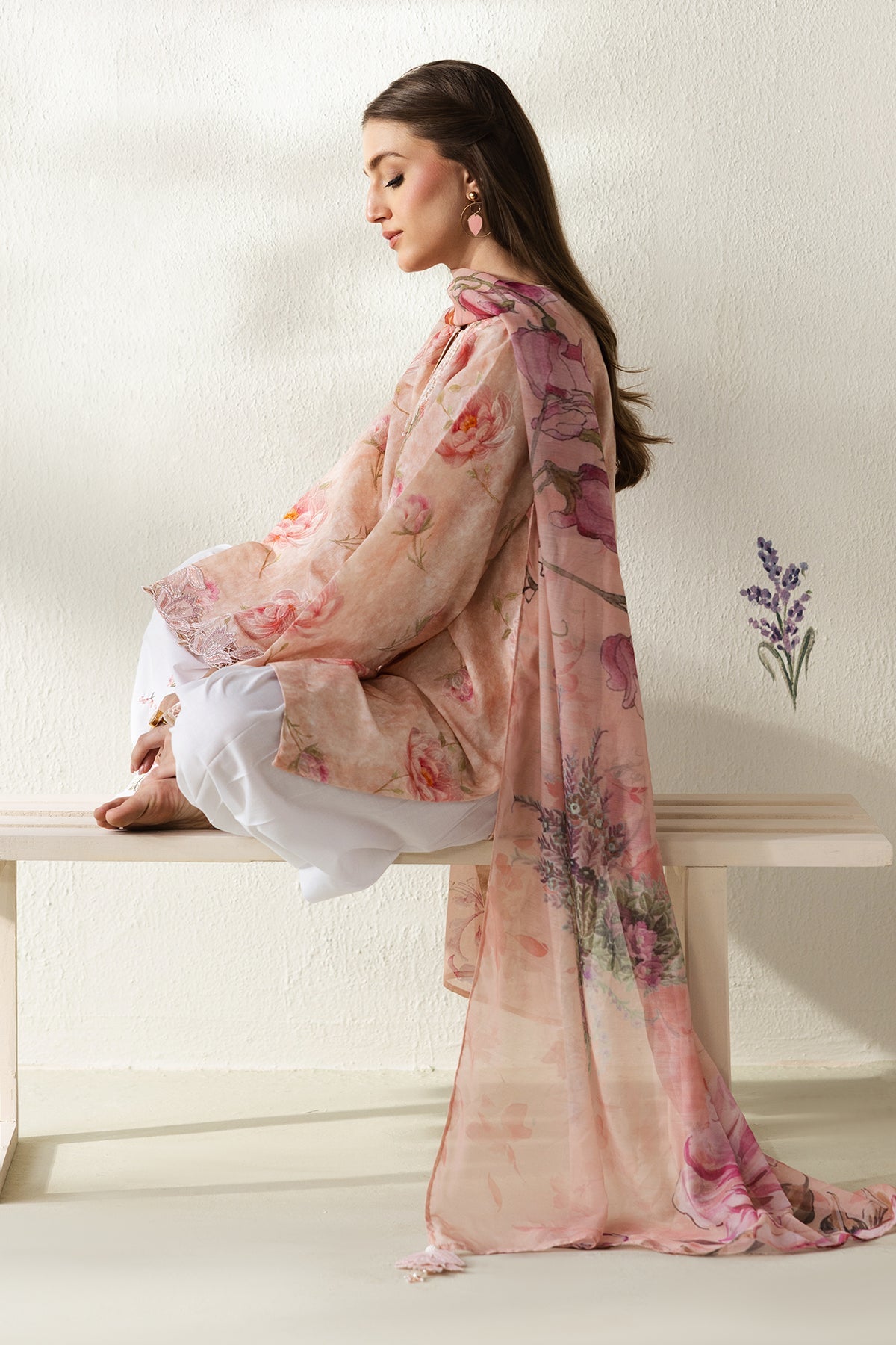 EMBROIDERED LAWN SF-4427