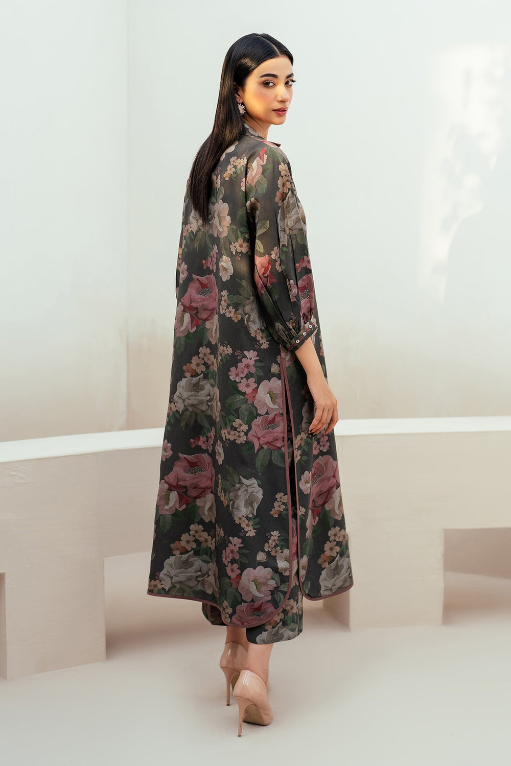 Shurooq Ready to Wear  Cotton 3 Piece Dress C1 D01 Afreen